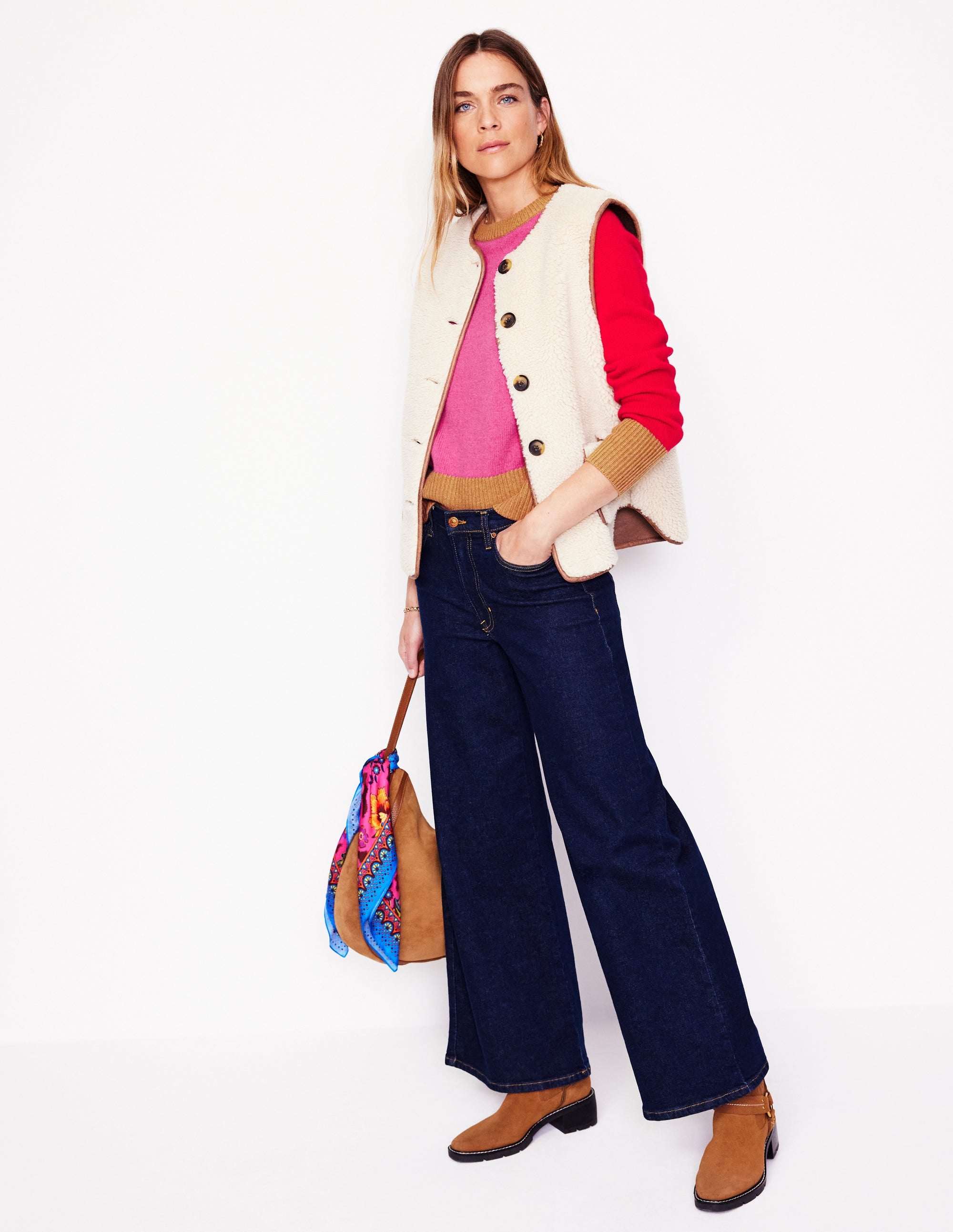 Olivia Merino Sweater-Party Pink - Image 3