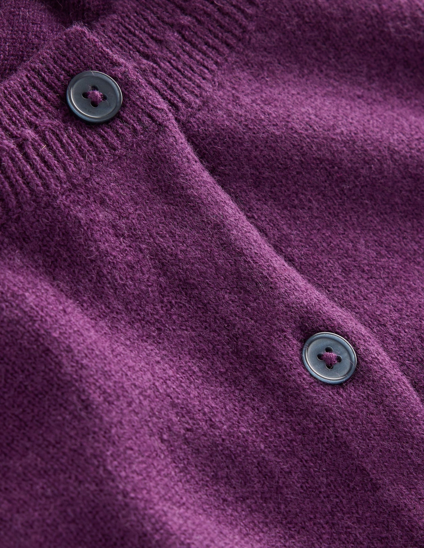 Eva Cashmere Cropped Cardigan-Damson Purple