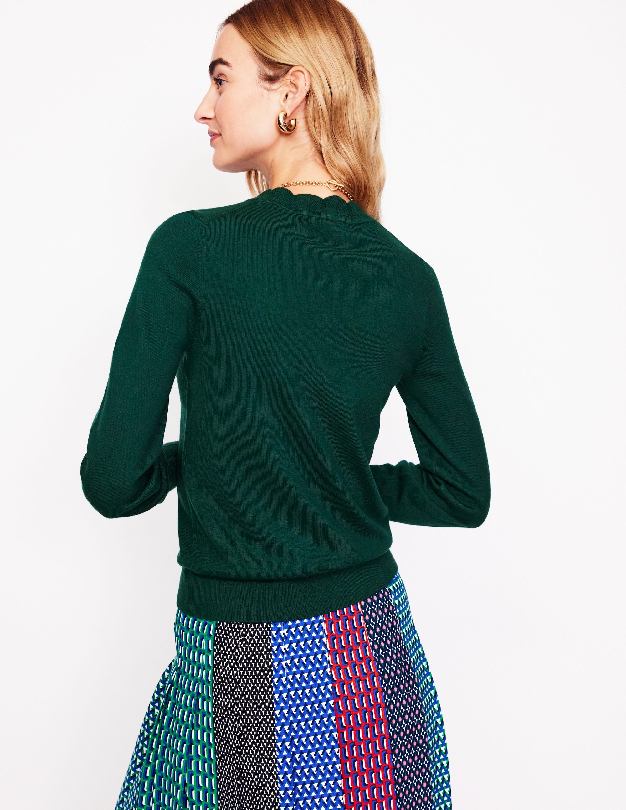 Imi Scalloped Sweater-Glade Green - Image 3