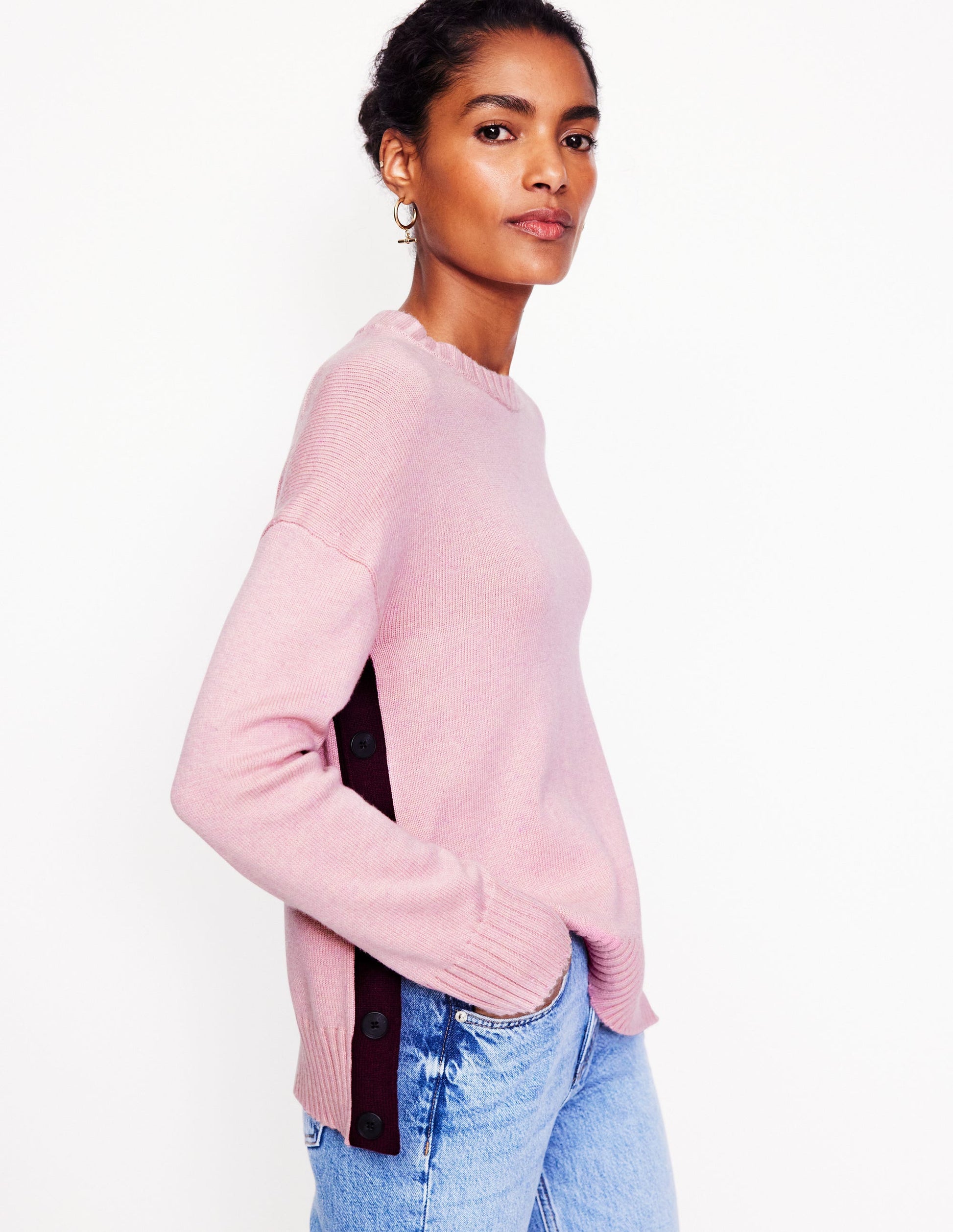 Crew Neck Boden Pull Cachemire Femme Pull Eva Col Rond En