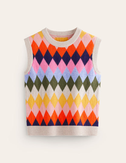 Patterned Vest-Multi