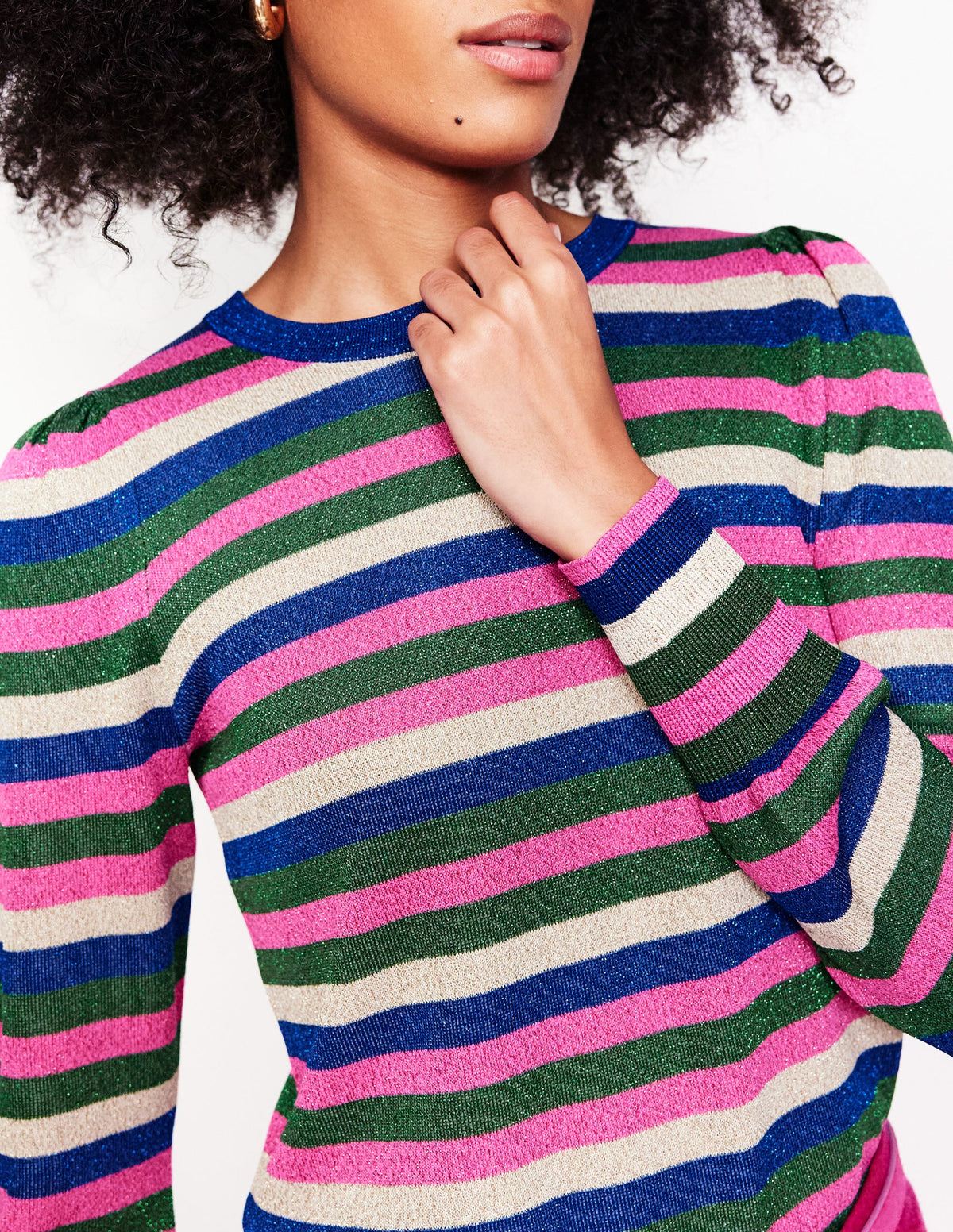 Party Stripe Sweater-Multi Stripe - Image 2