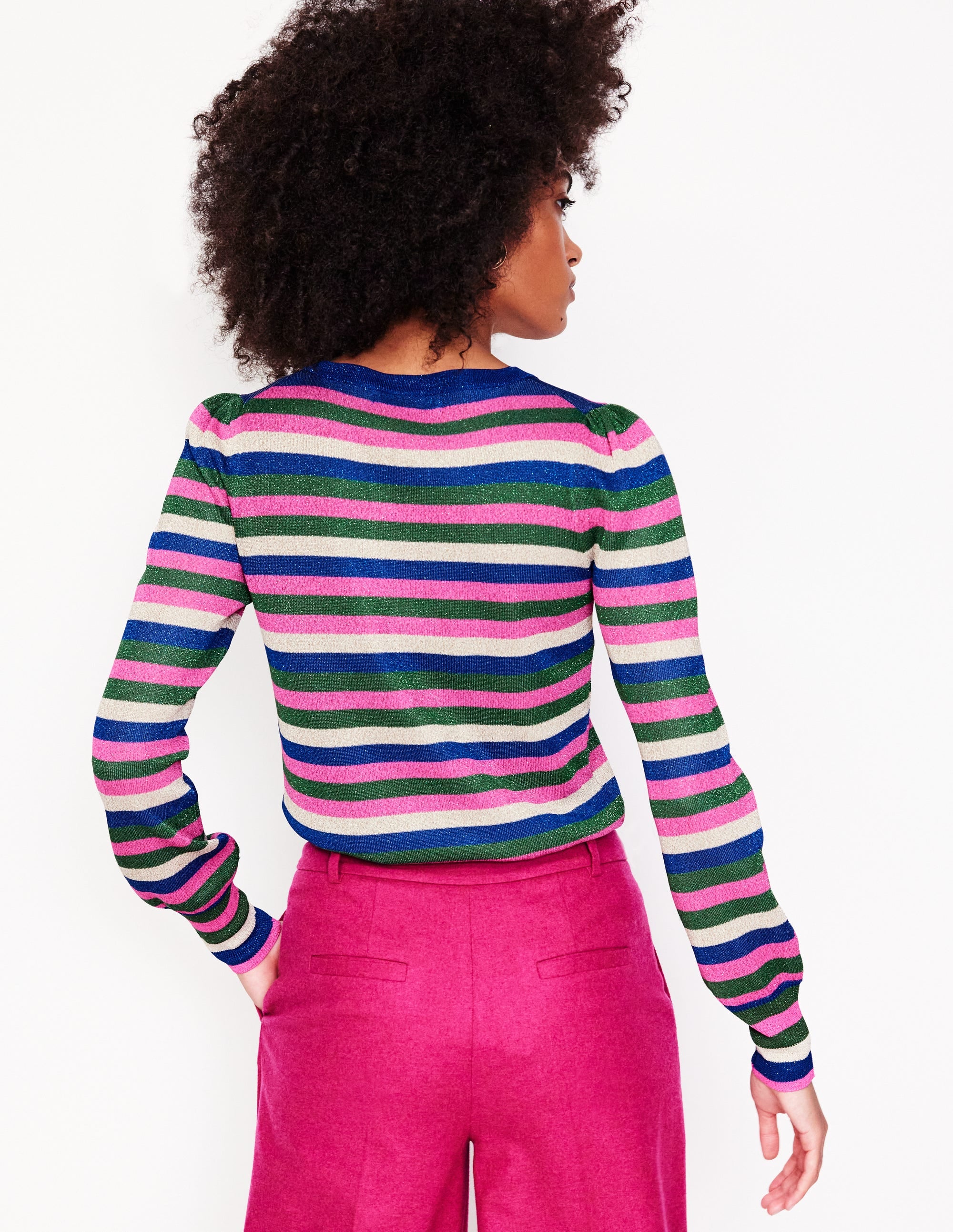 Party Stripe Sweater-Multi Stripe - Image 3