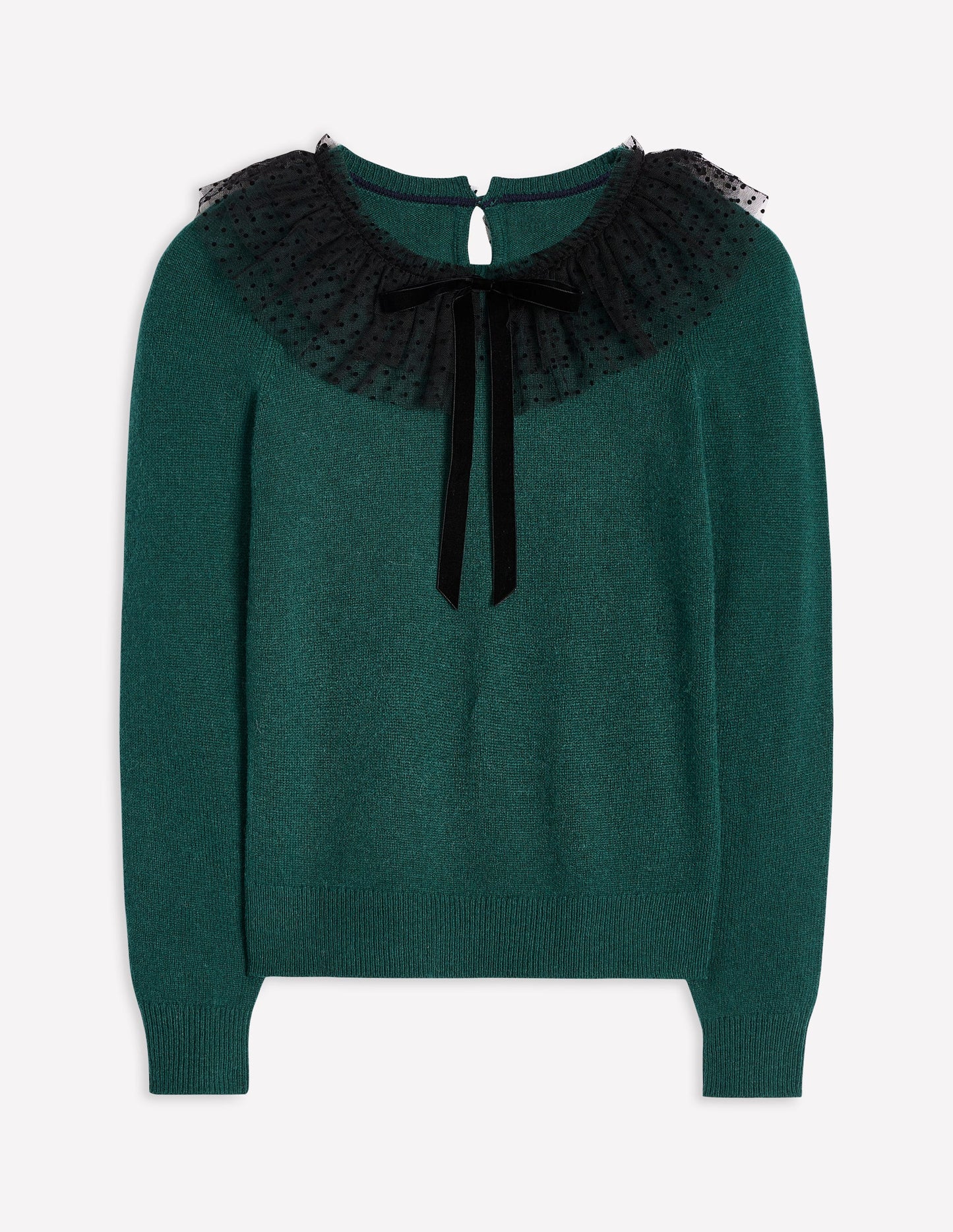 Tulle Party Sweater-Glade Green