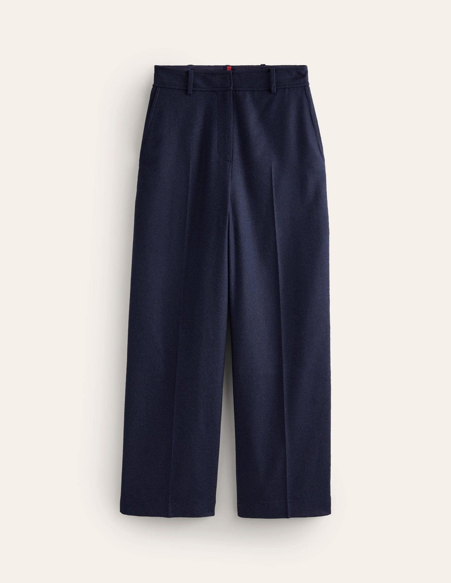 Westbourne Wool Blend Pants-Navy