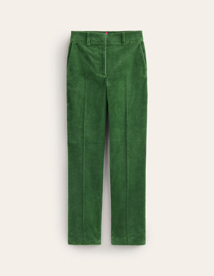 Kew Cord Pants-Winter Green