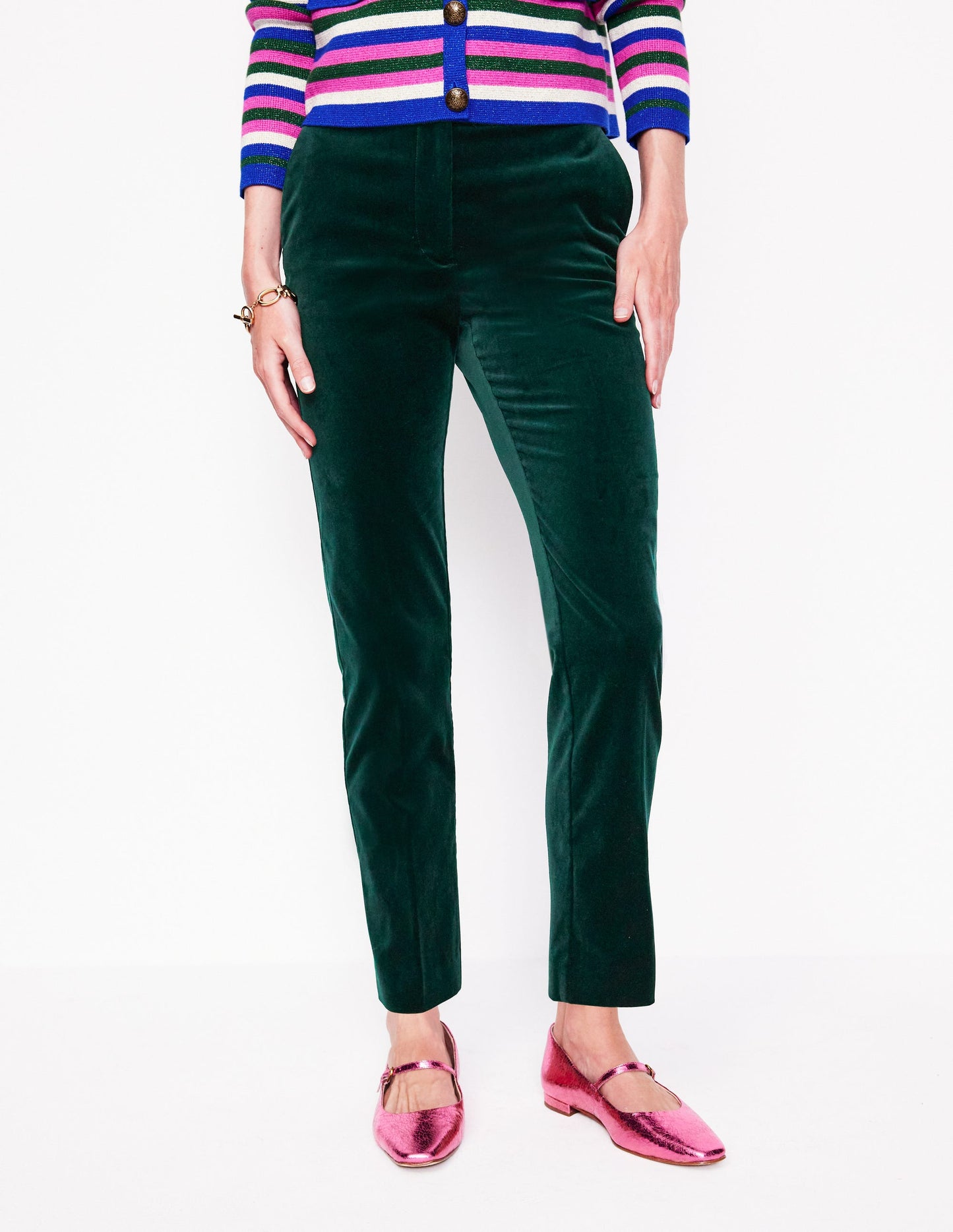 Kew Velvet Pants-Glade