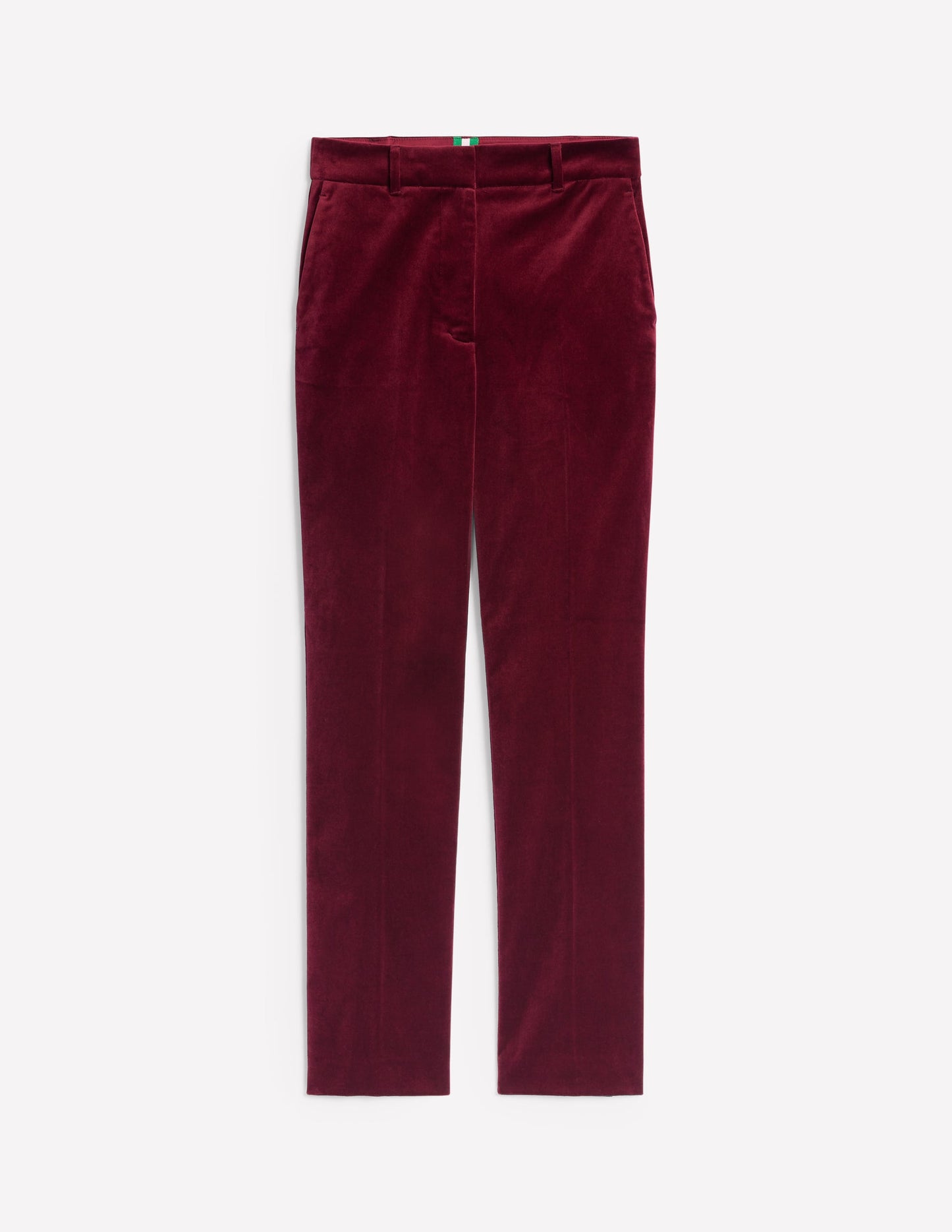 Kew Velvet Pants -Cabernet