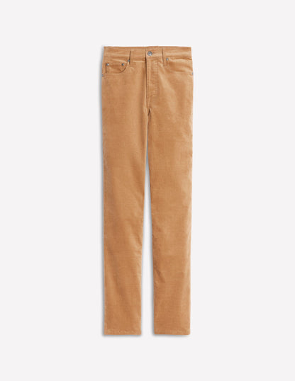 Velveteen 5 Pocket Jeans-Cappuccino