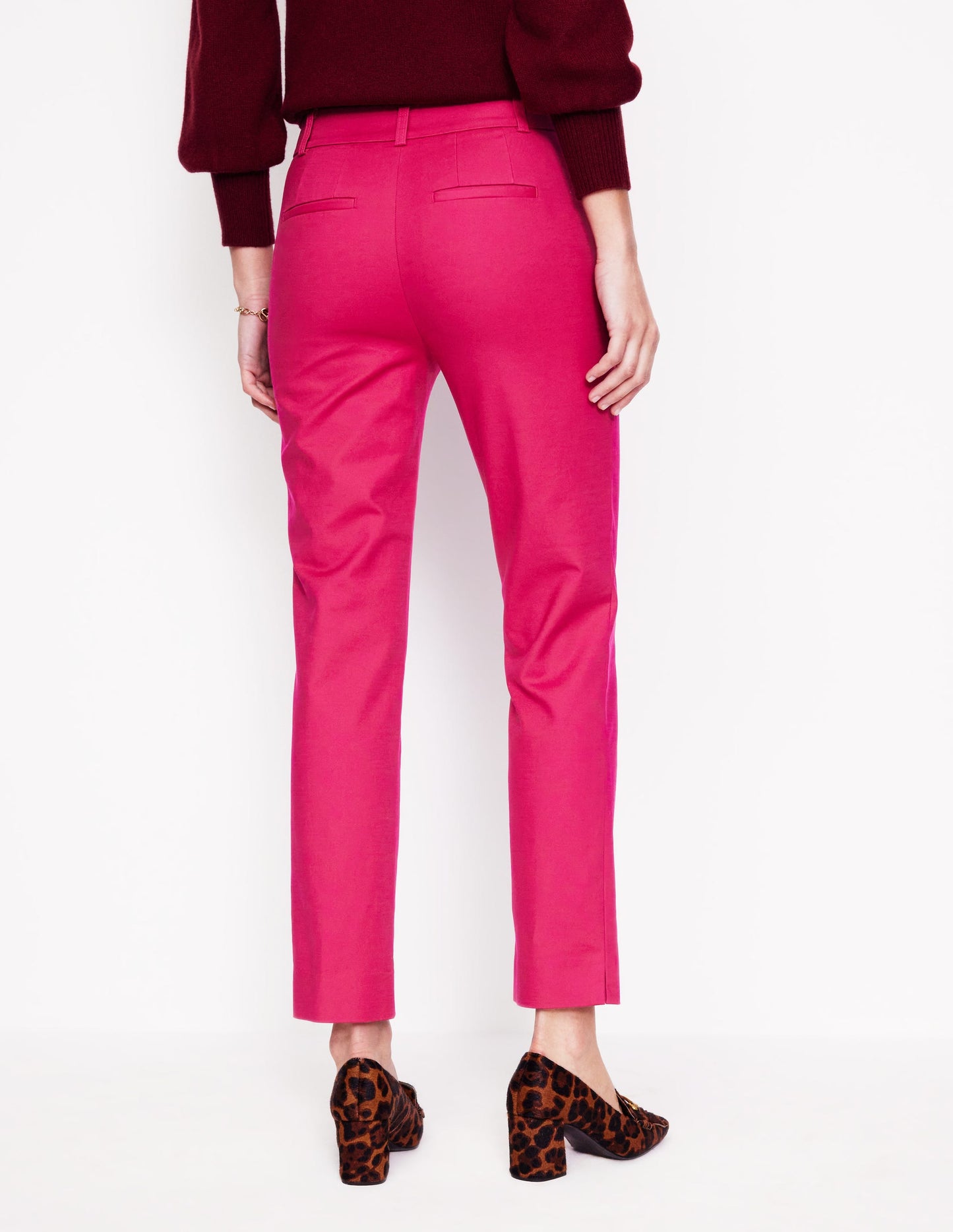 Richmond 7/8 Pants-Cherry Jam