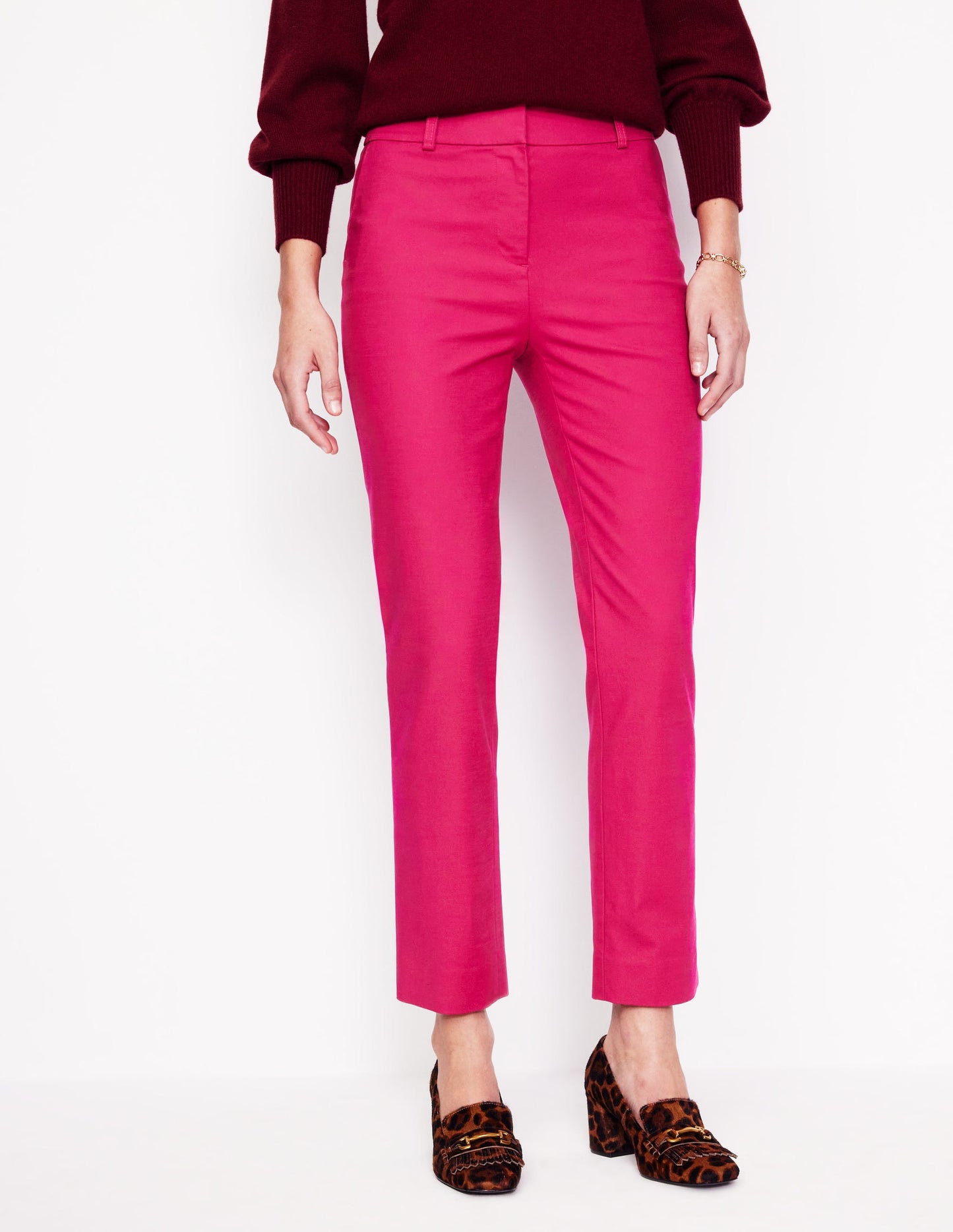 Richmond 7/8 Pants-Cherry Jam