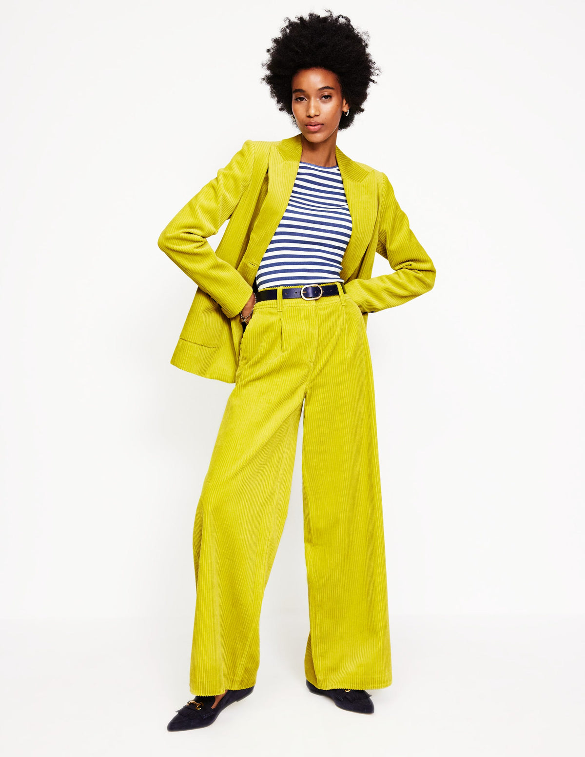 Chiswick Cord Pants-Kiwi - Image 1