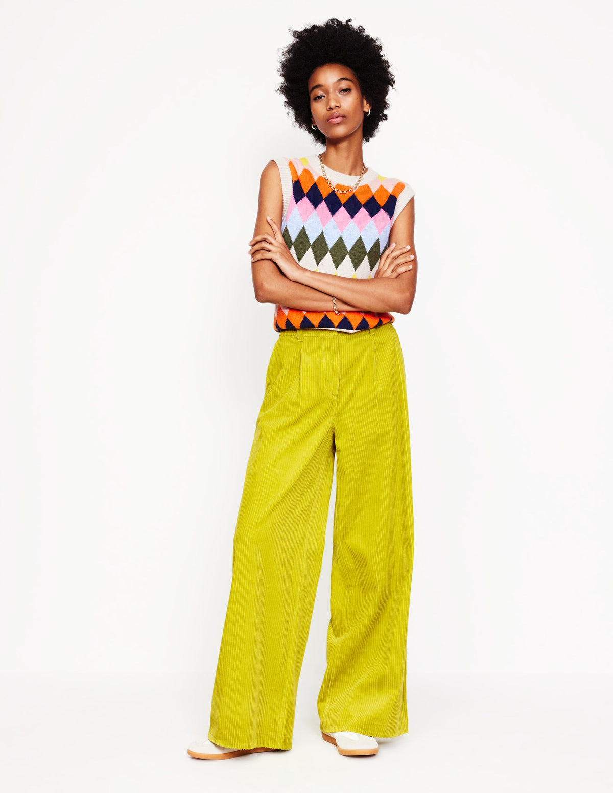 Chiswick Cord Pants-Kiwi - Image 5