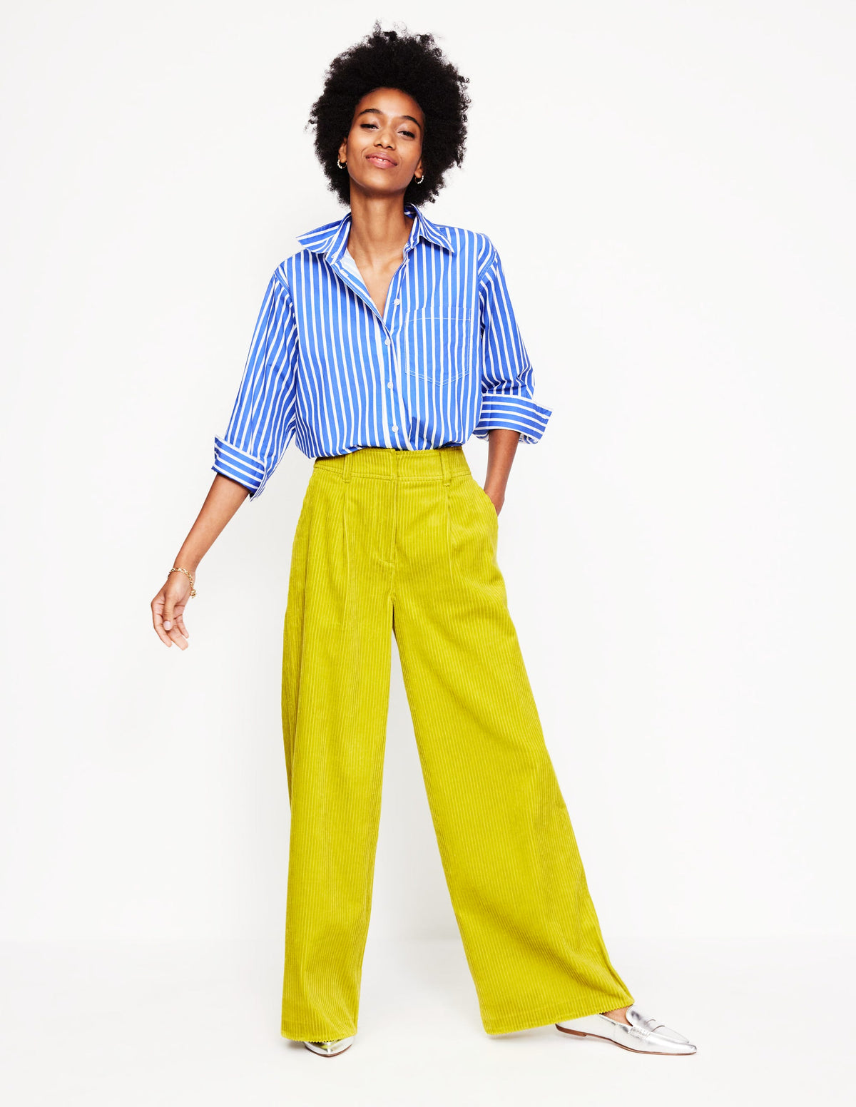 Chiswick Cord Pants-Kiwi - Image 6