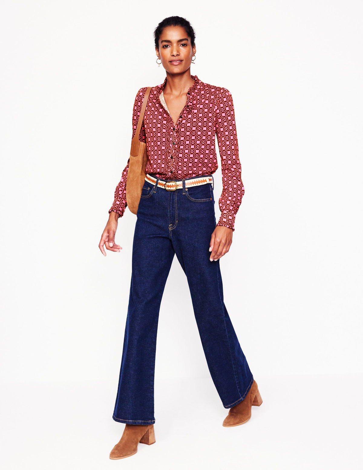 Caroline Jersey Shirt-Party Pink, Clover Terrace - Image 4