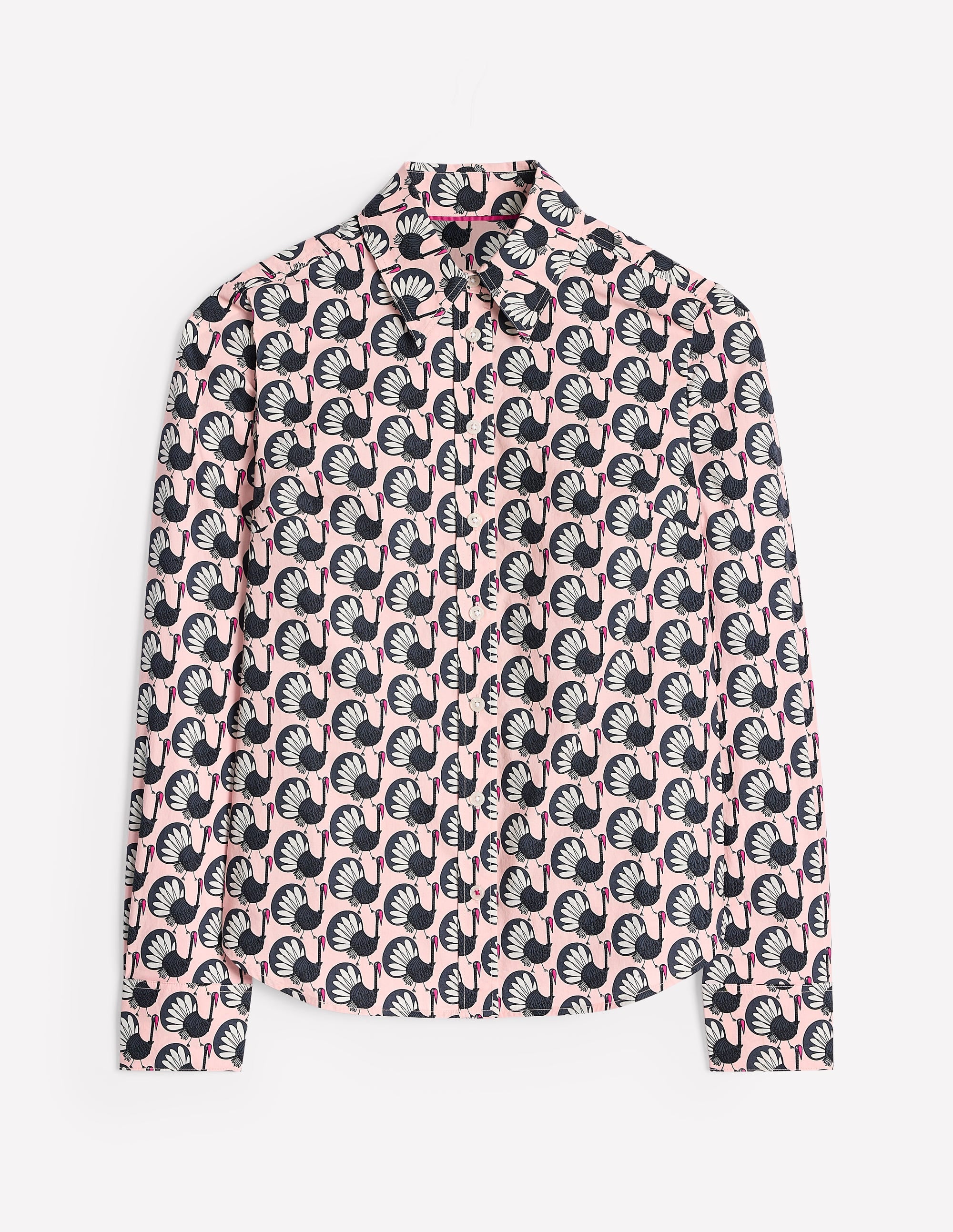Sienna Cotton Shirt-Milkshake, Geo Turkey - Image 5