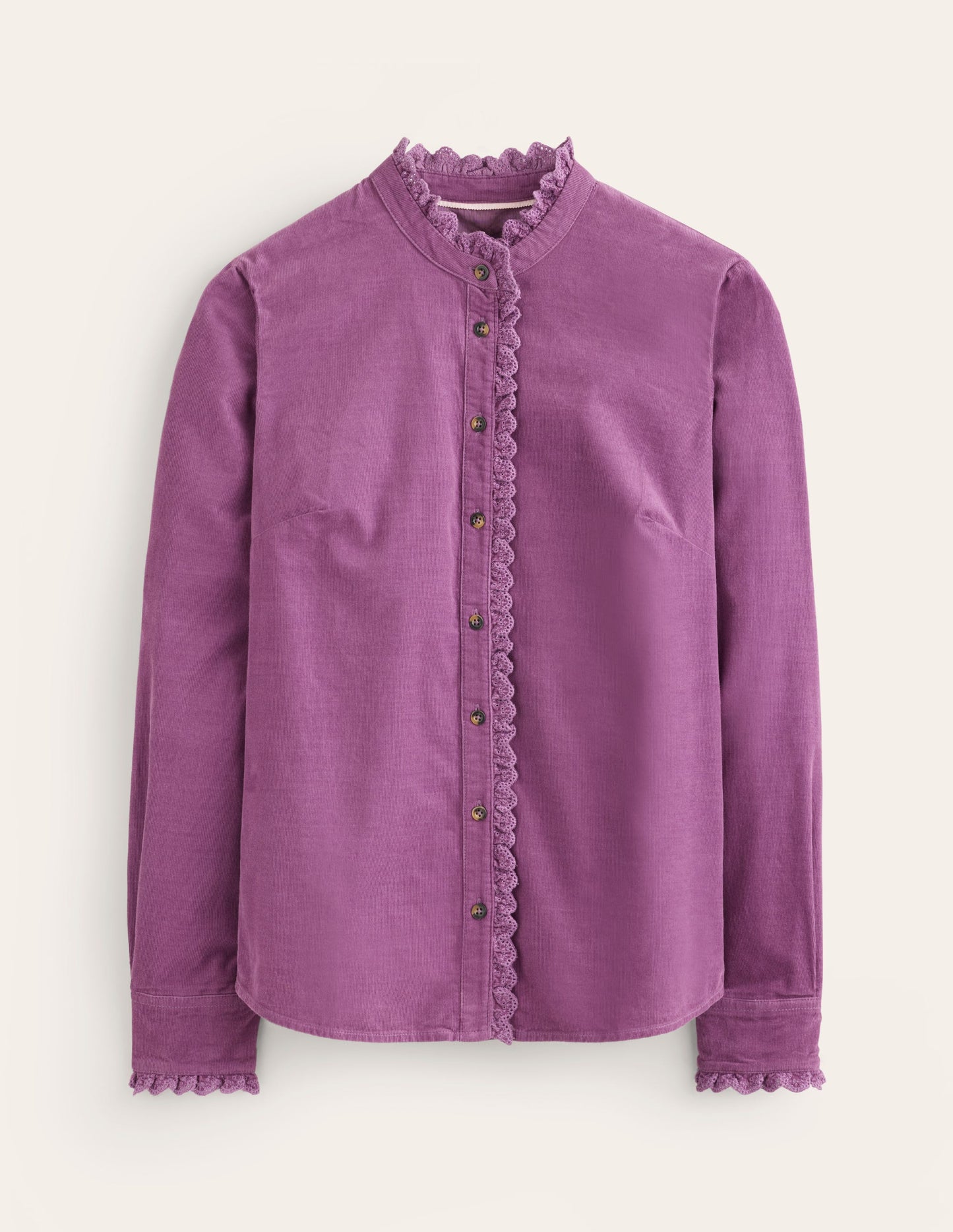 Phoebe Cord Shirt-Bramble Purple