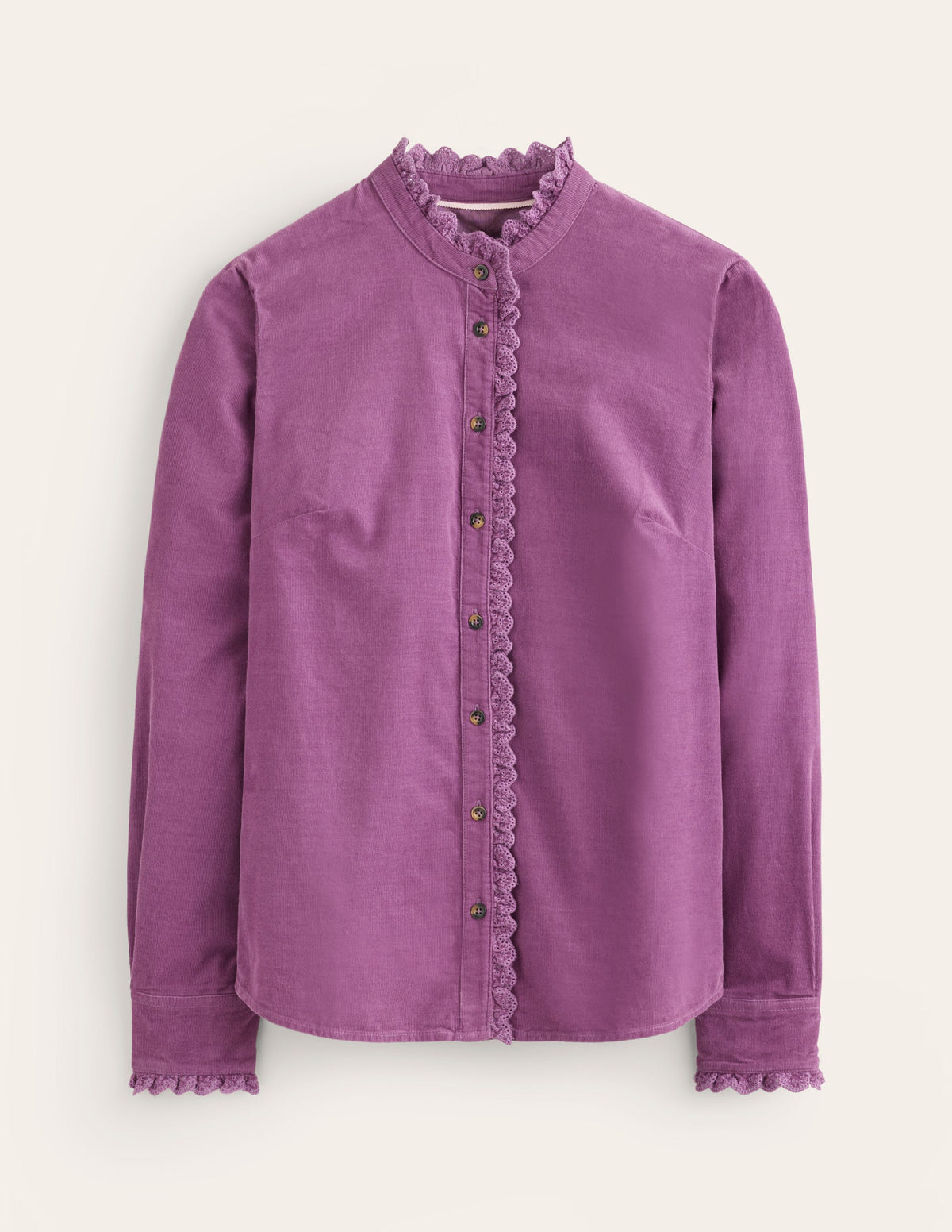 Phoebe Cord Shirt-Bramble Purple - Image 5