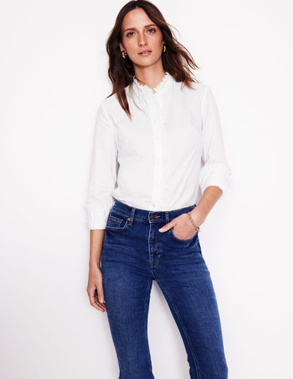 Phoebe Shirt-Ivory Broderie