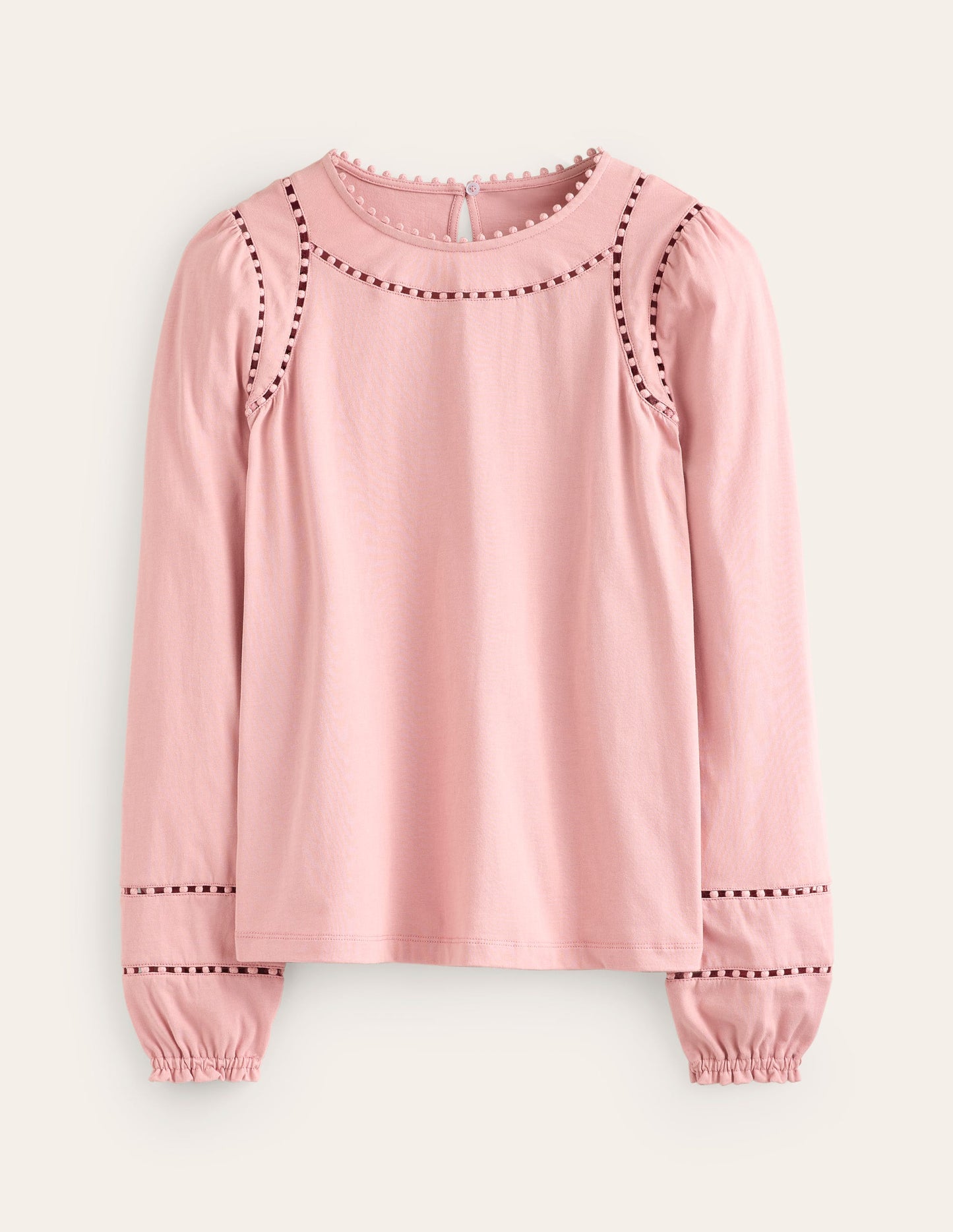 Mila Long Sleeve Top-Quartz