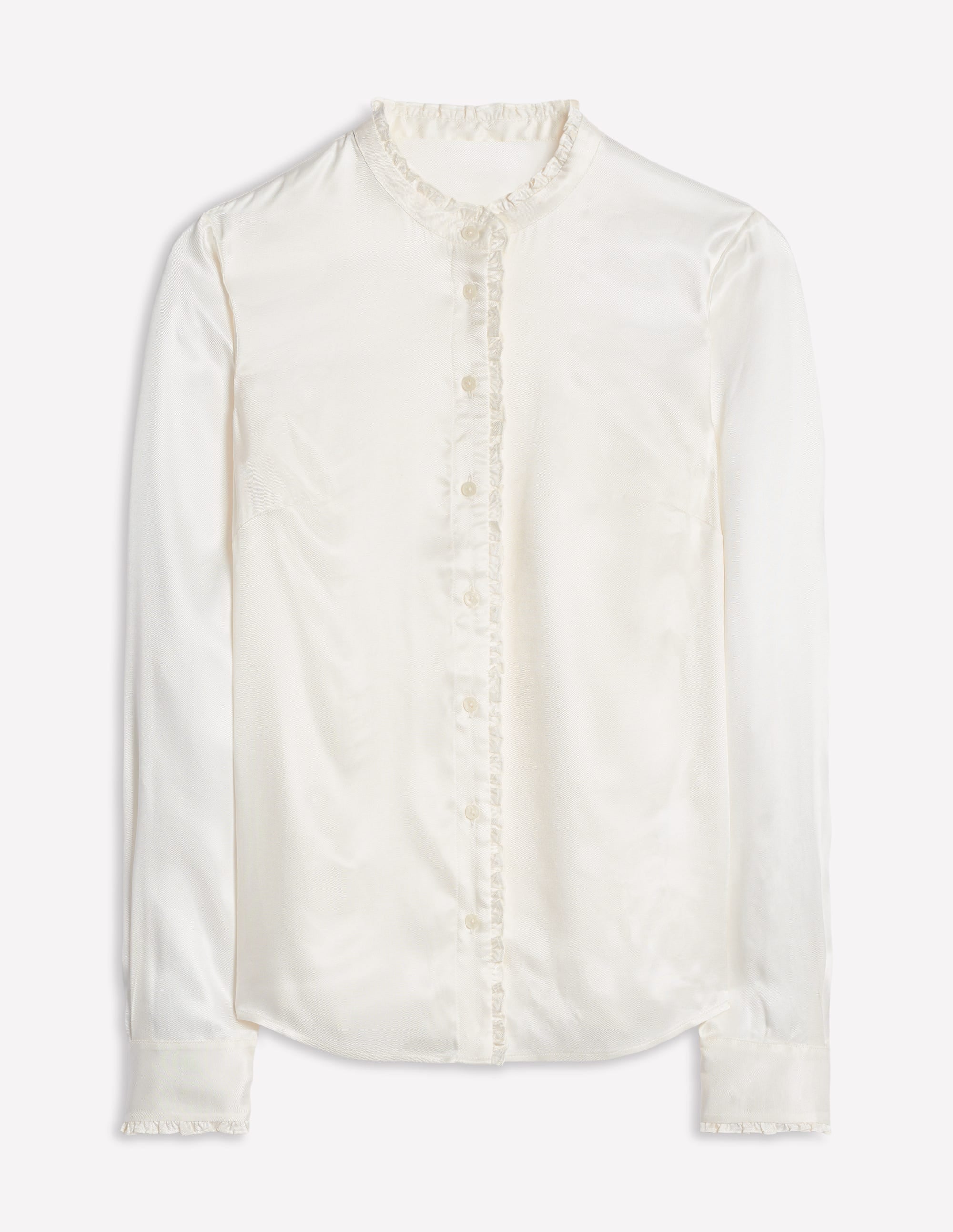 Phoebe Viscose Shirt-Ivory - Image 5