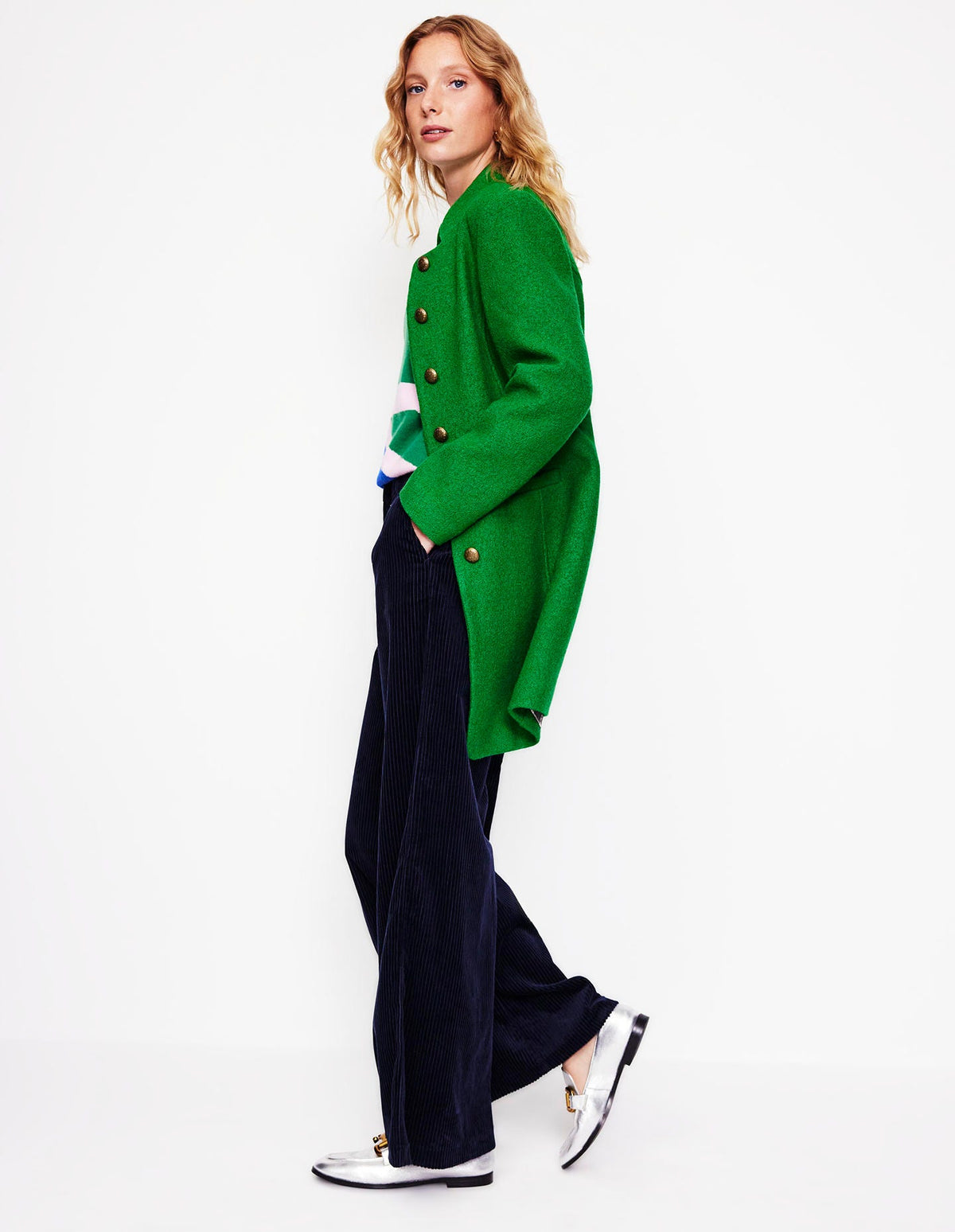Hamilton Textured Coat-Highland Green - Image 4