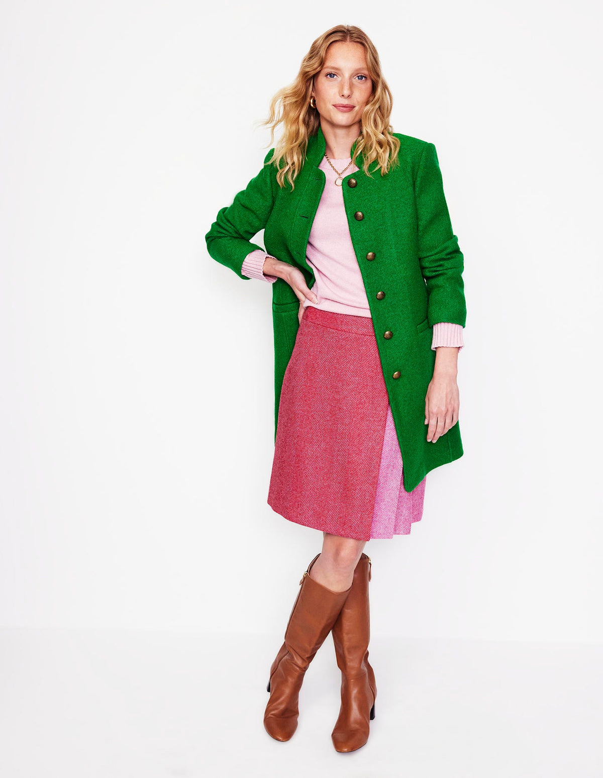 Hamilton Textured Coat-Highland Green - Image 6