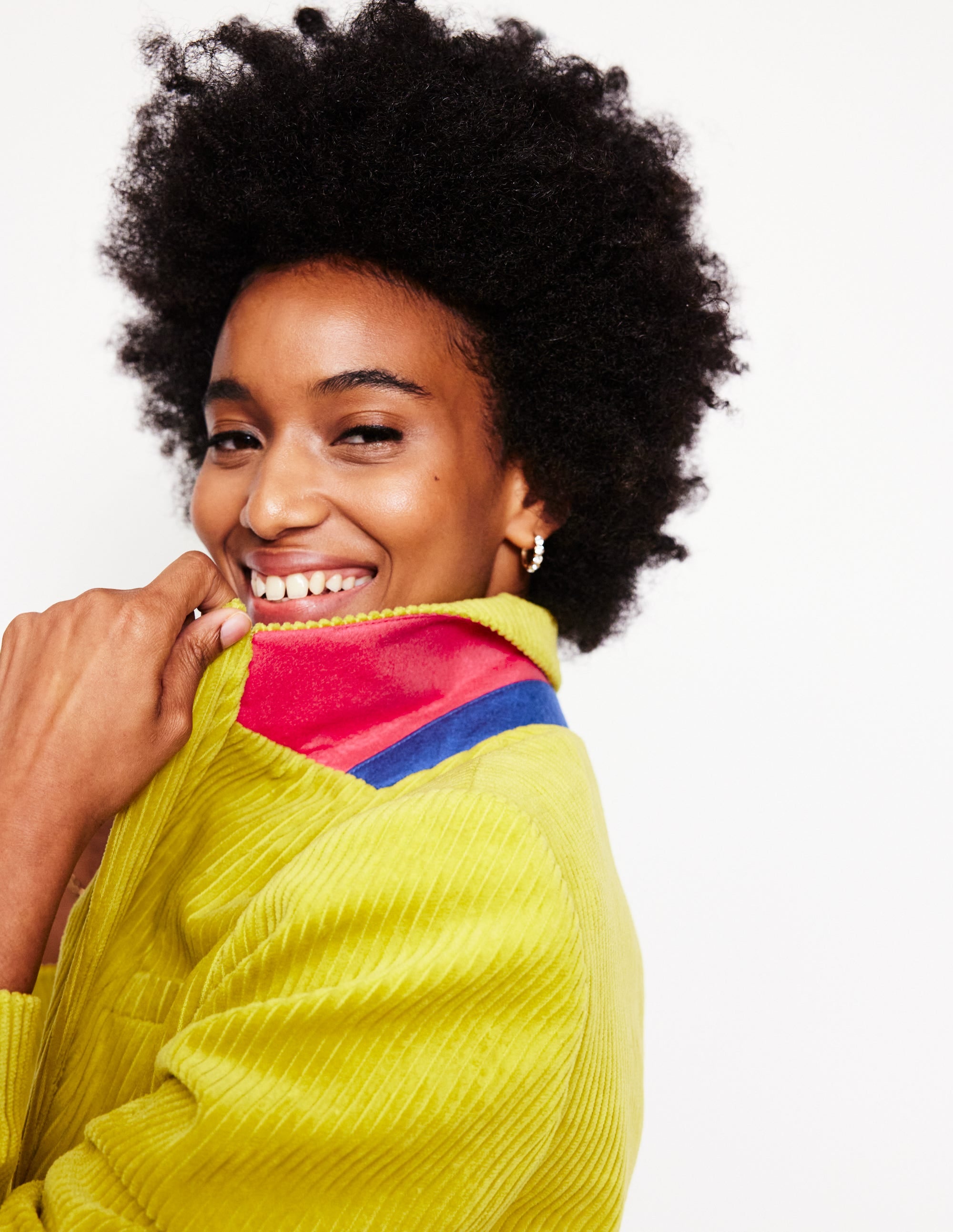Relaxed Cord Blazer-Kiwi - Image 5