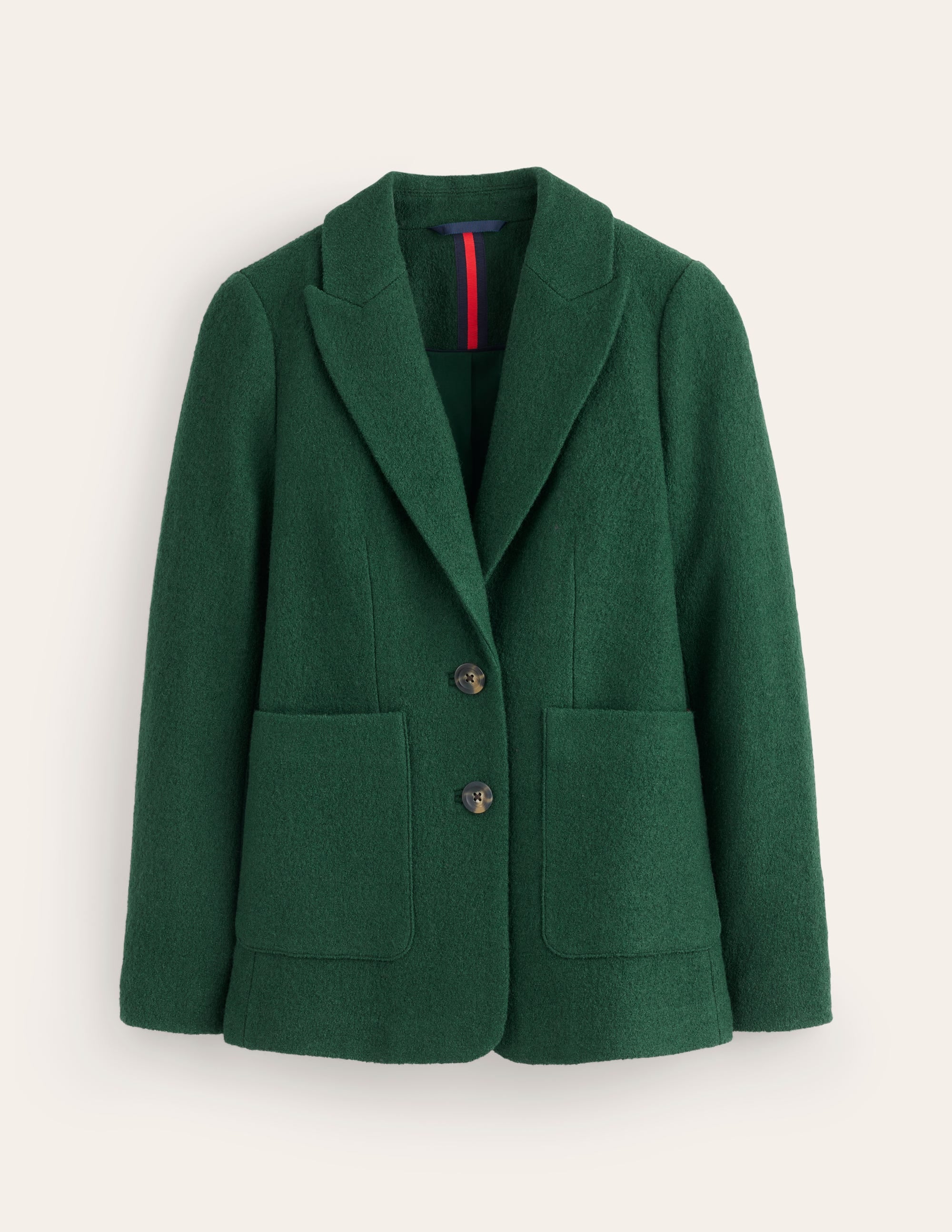The Marylebone Textured Blazer-Dark Green - Image 6