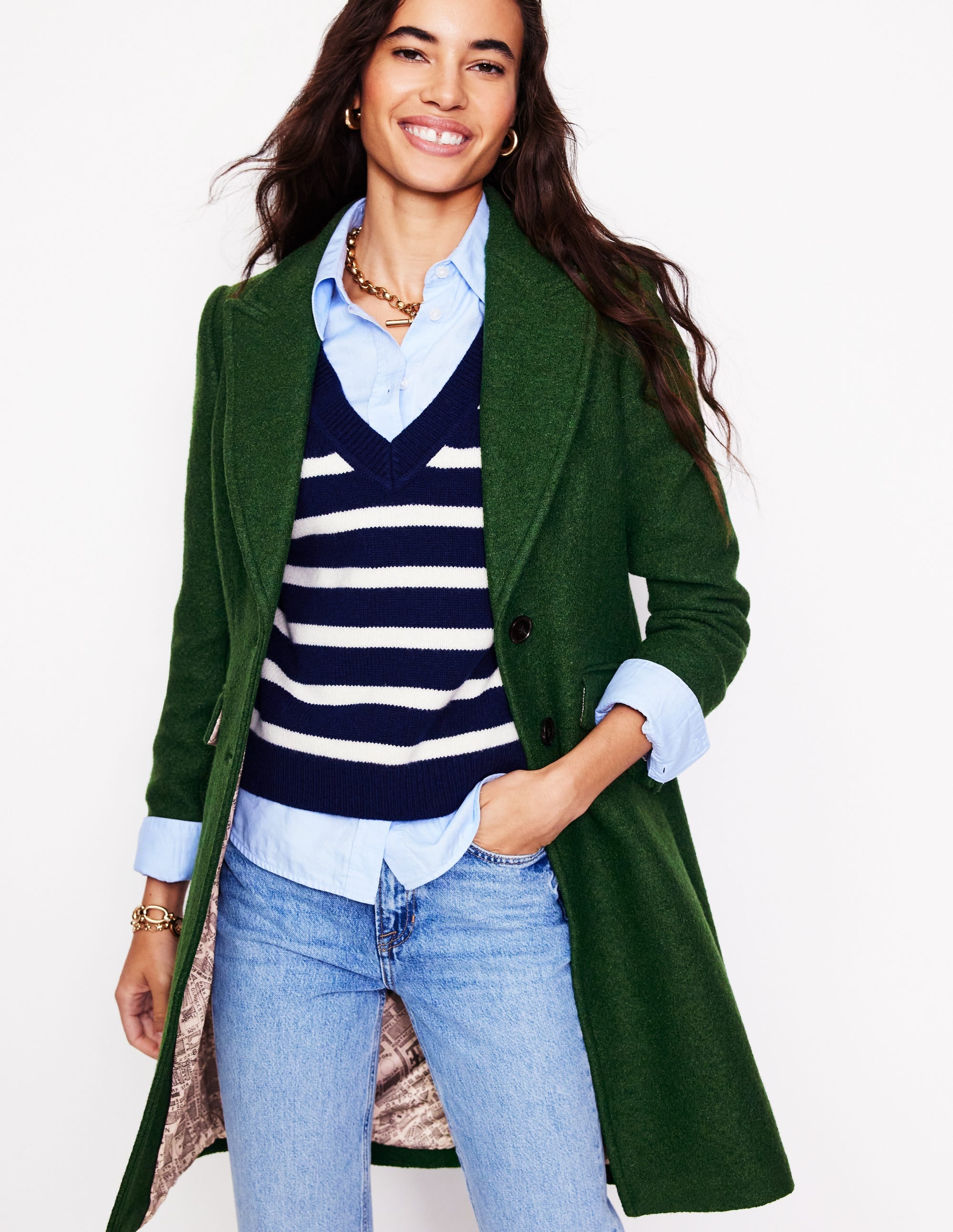 Chichester Textured Coat-Eden - Image 5