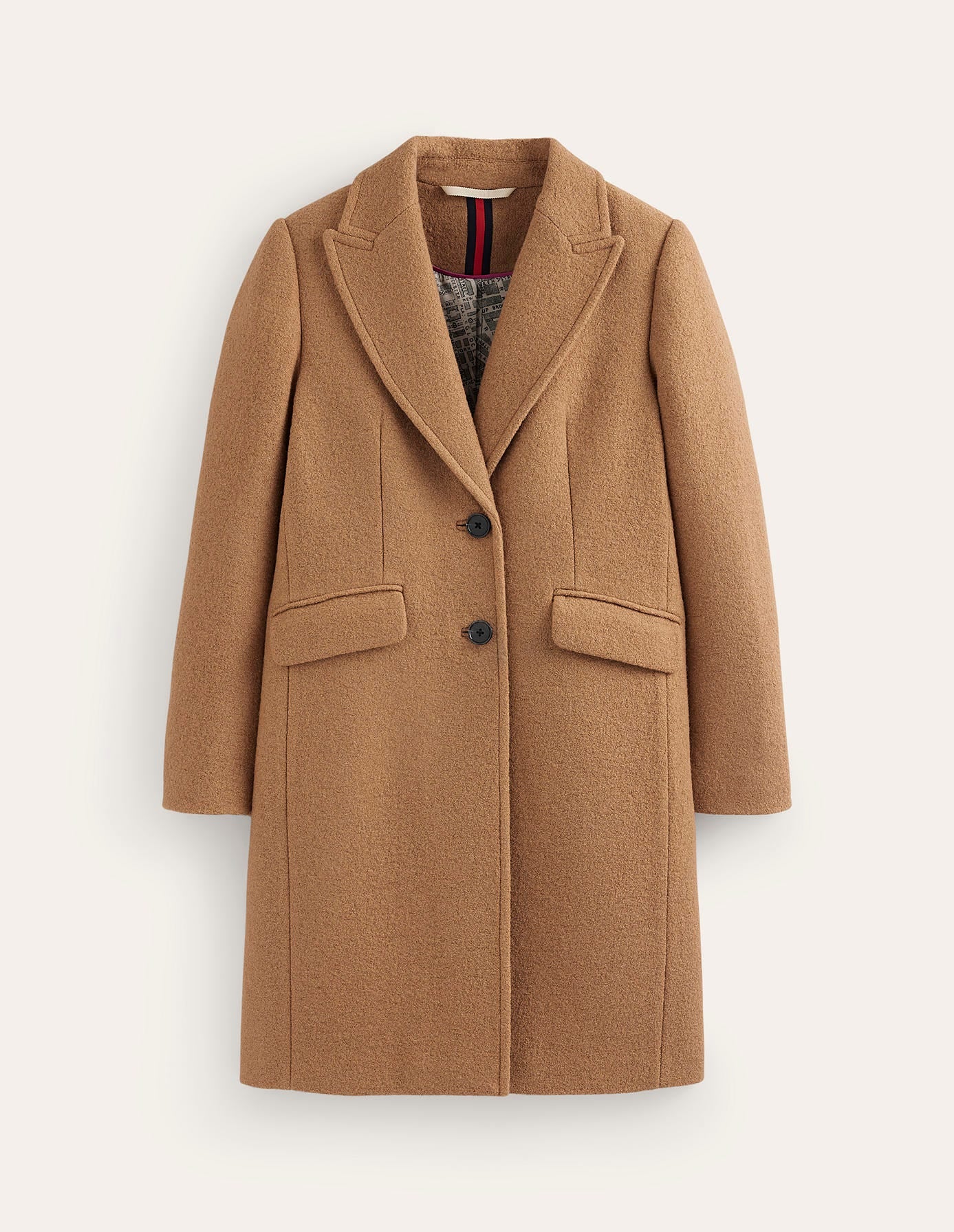 Chichester Textured Coat-Camel