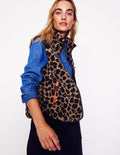 Truro Borg Vest-Leopard