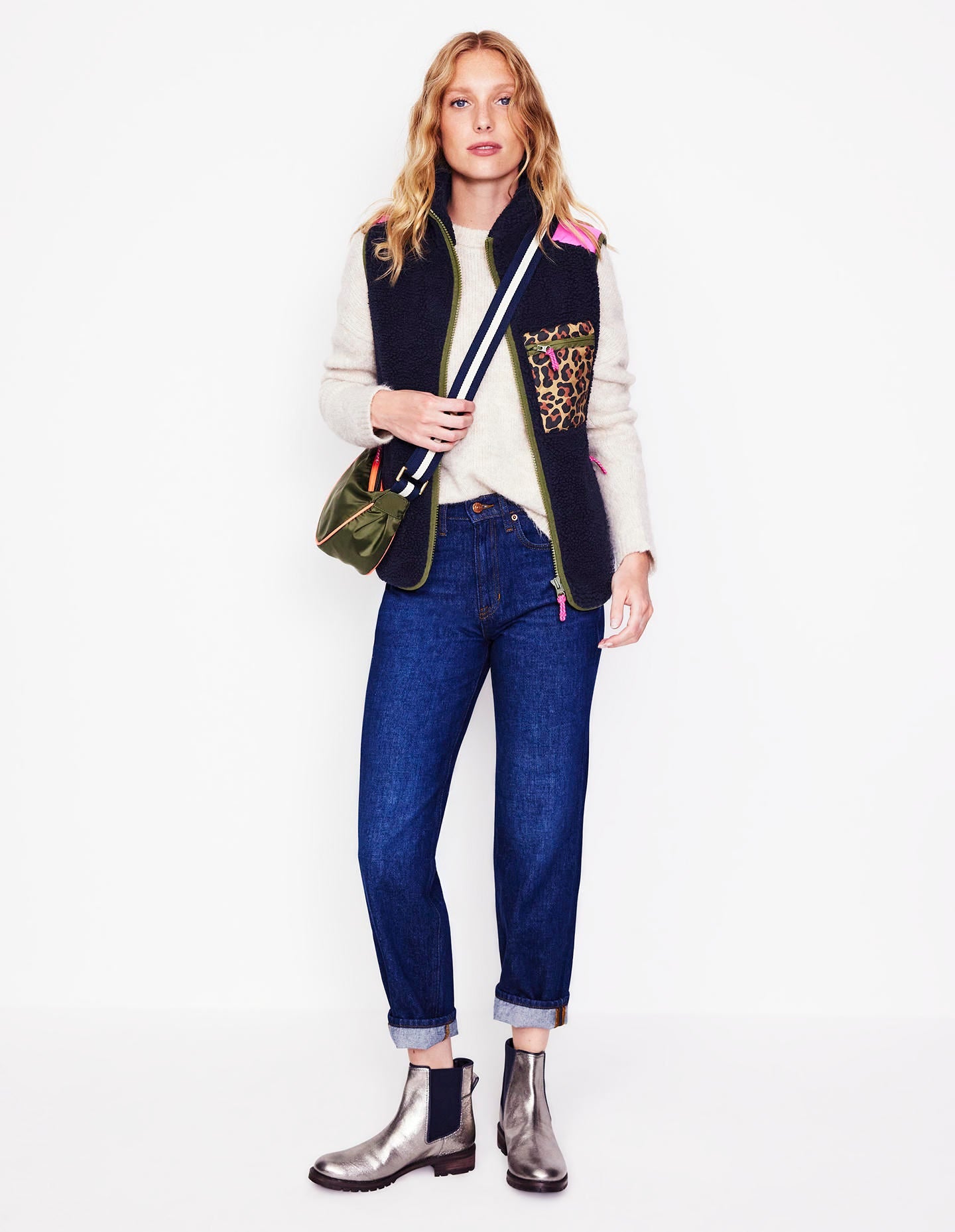 Truro Borg Vest-Navy-4