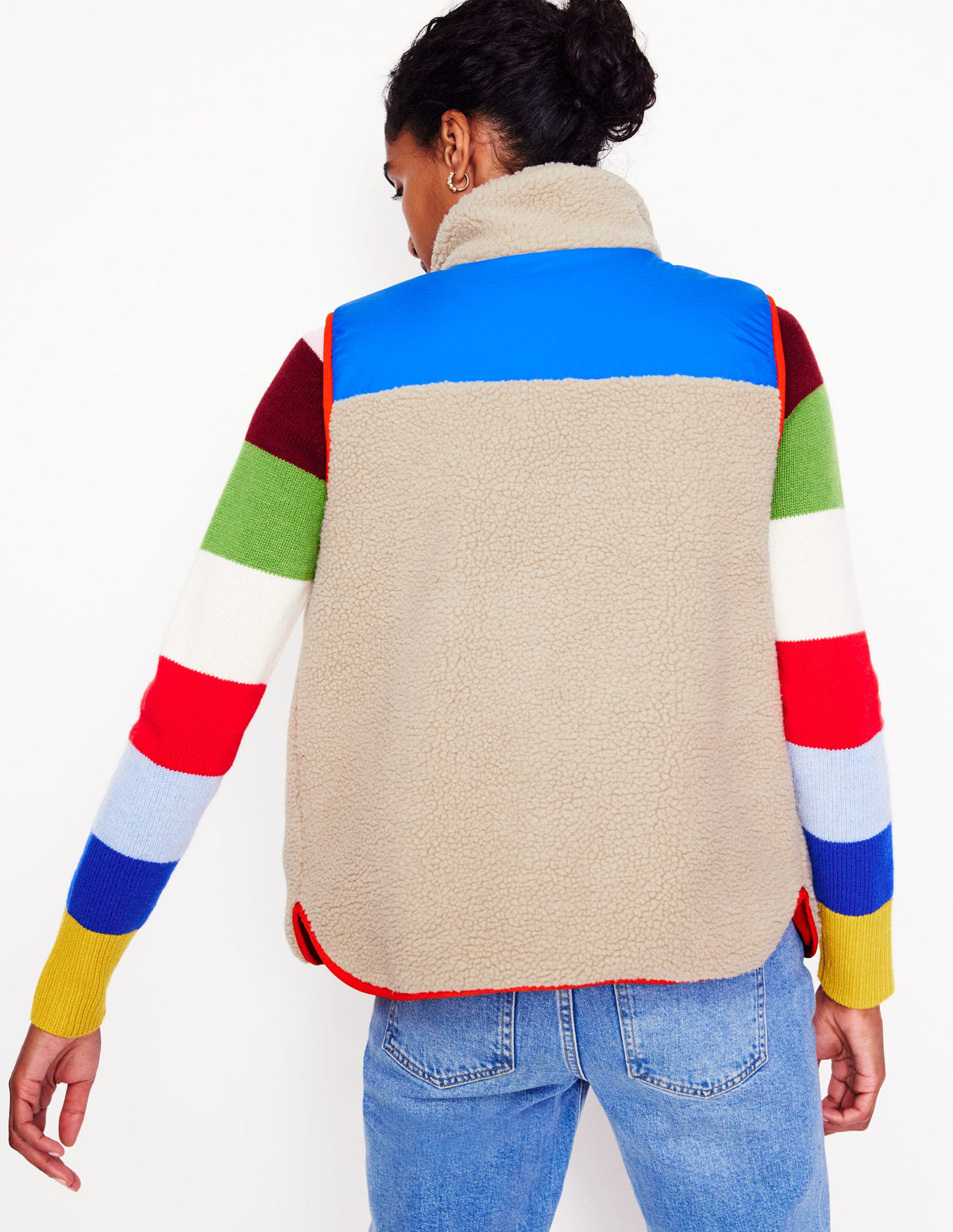Truro Borg Vest-Neutral - Image 3