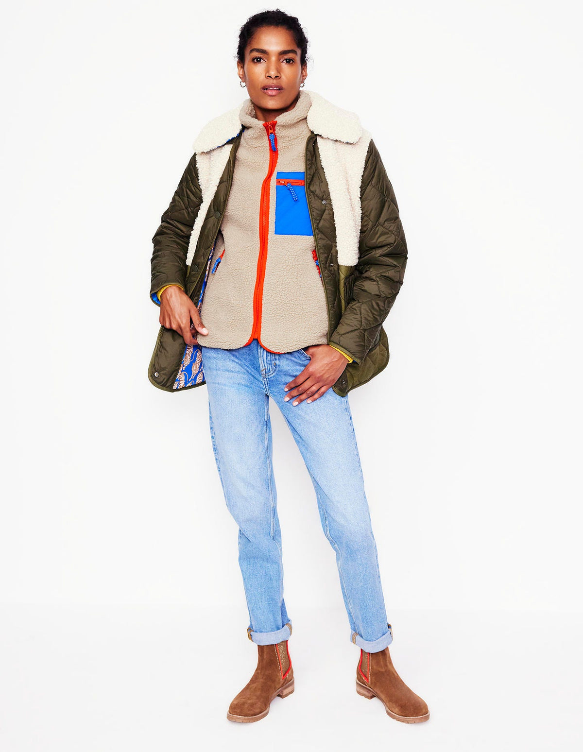 Truro Borg Vest-Neutral - Image 4