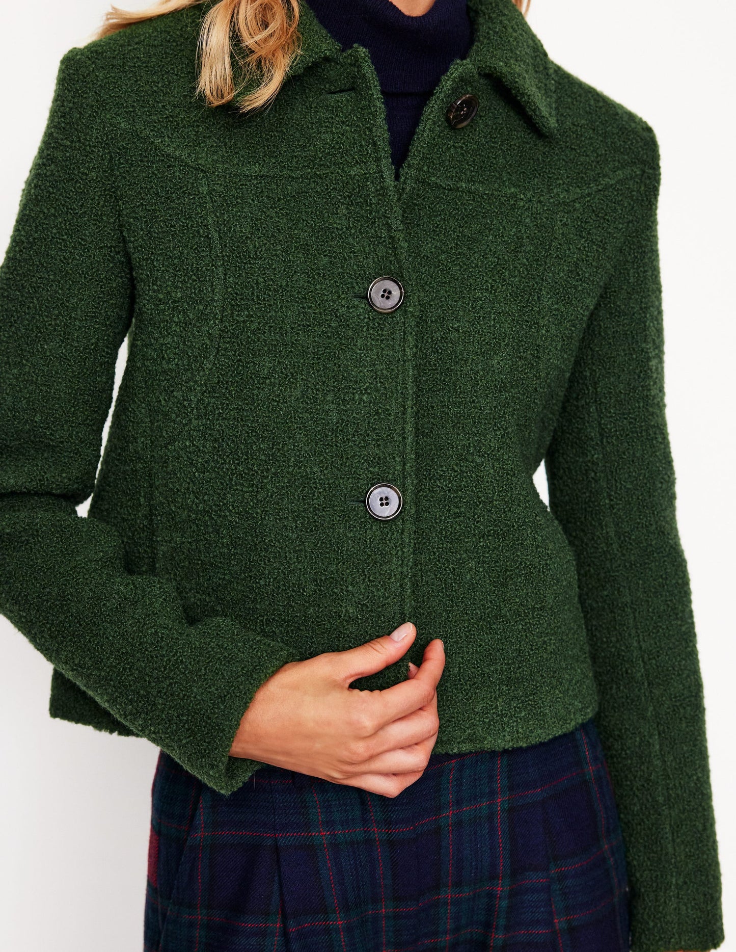 Oxford Boucle Jacket-Eden