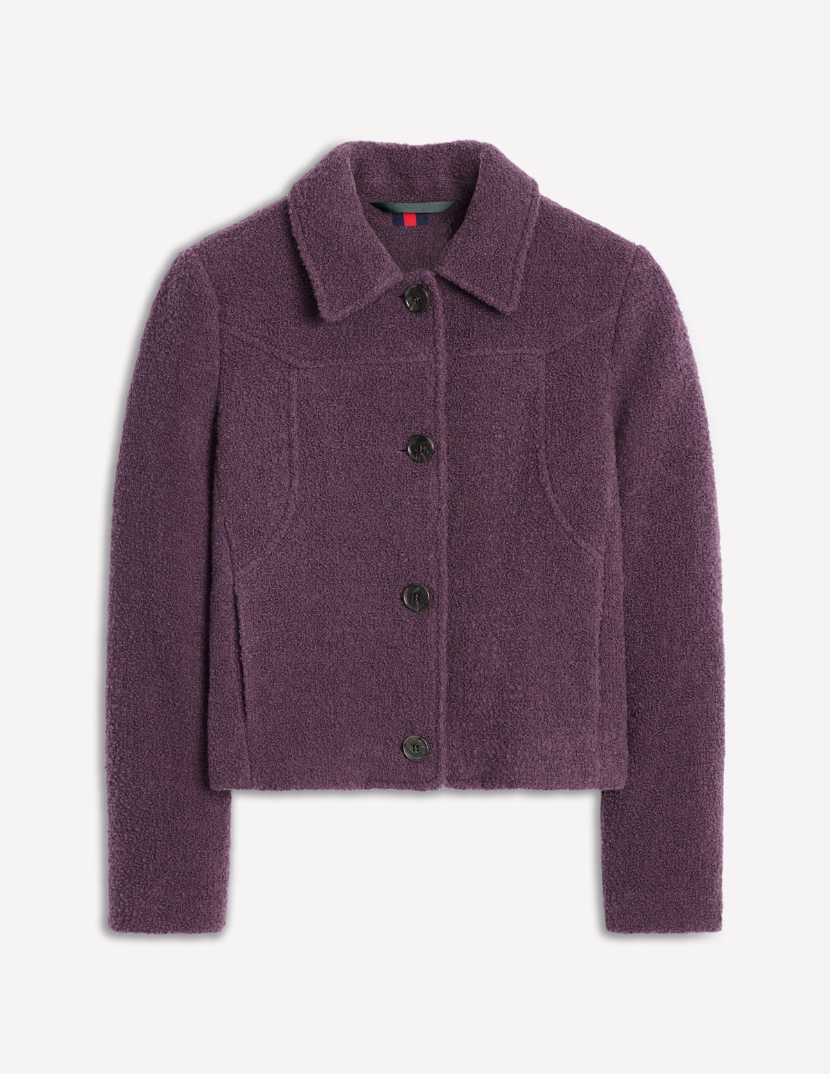 Oxford Boucle Jacket-Damson - Image 6