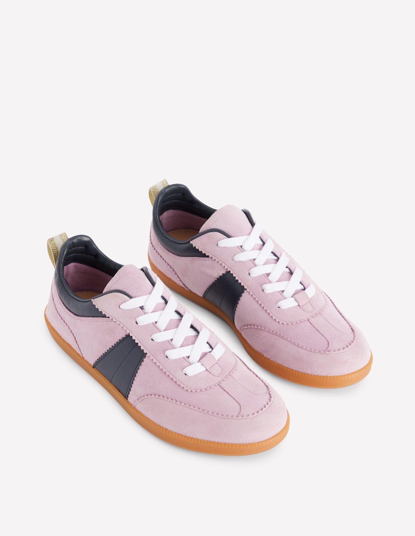 Erin Retro Tennis Trainers-Vintage Mauve/Navy