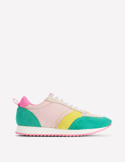 Runner Sneakers-Pink Colourblock