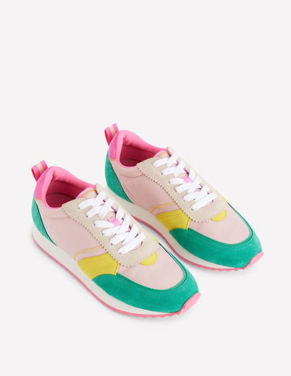 Runner Sneakers-Pink Colourblock