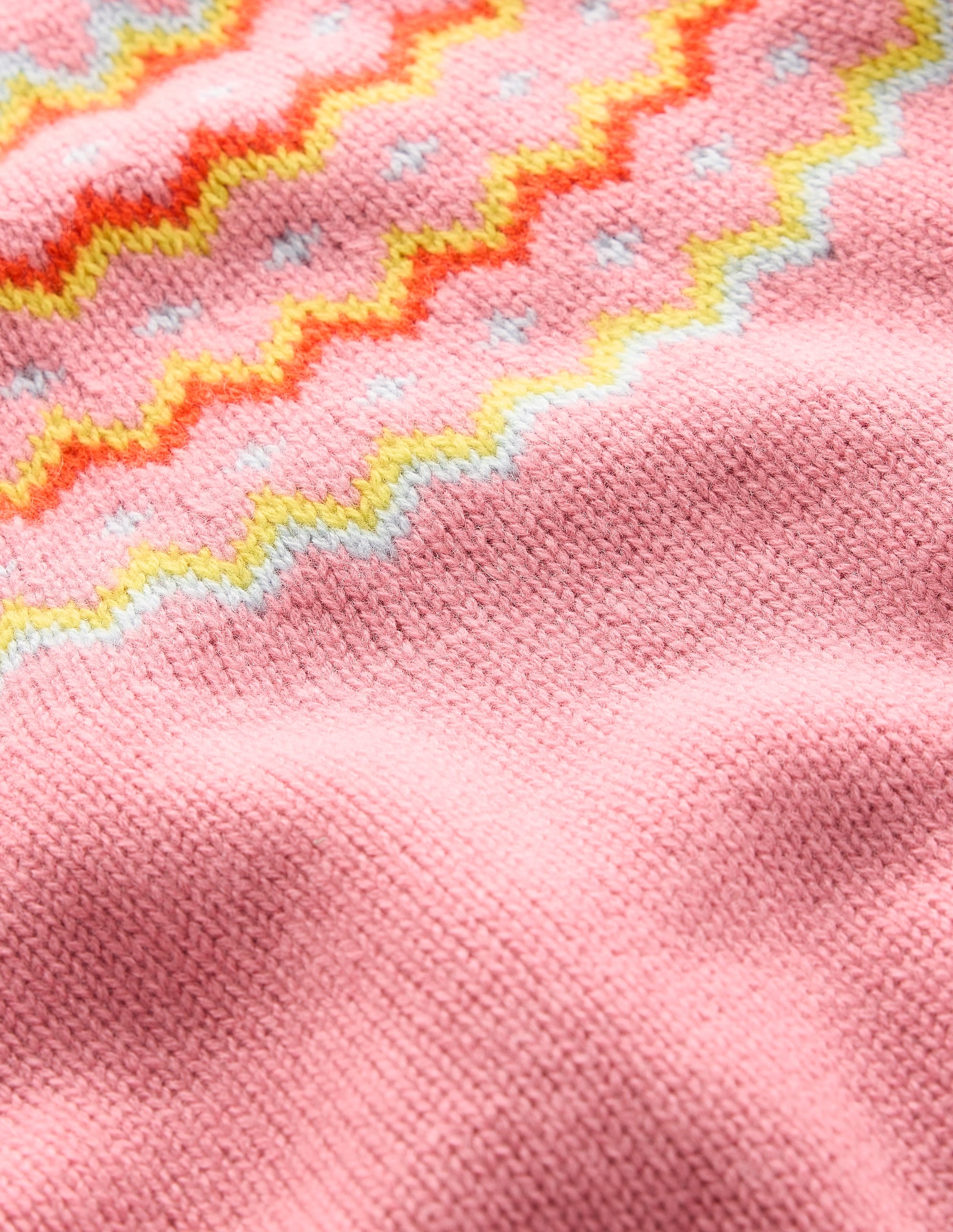 Cashmere Fair Isle Sweater-Formica Pink - Image 7