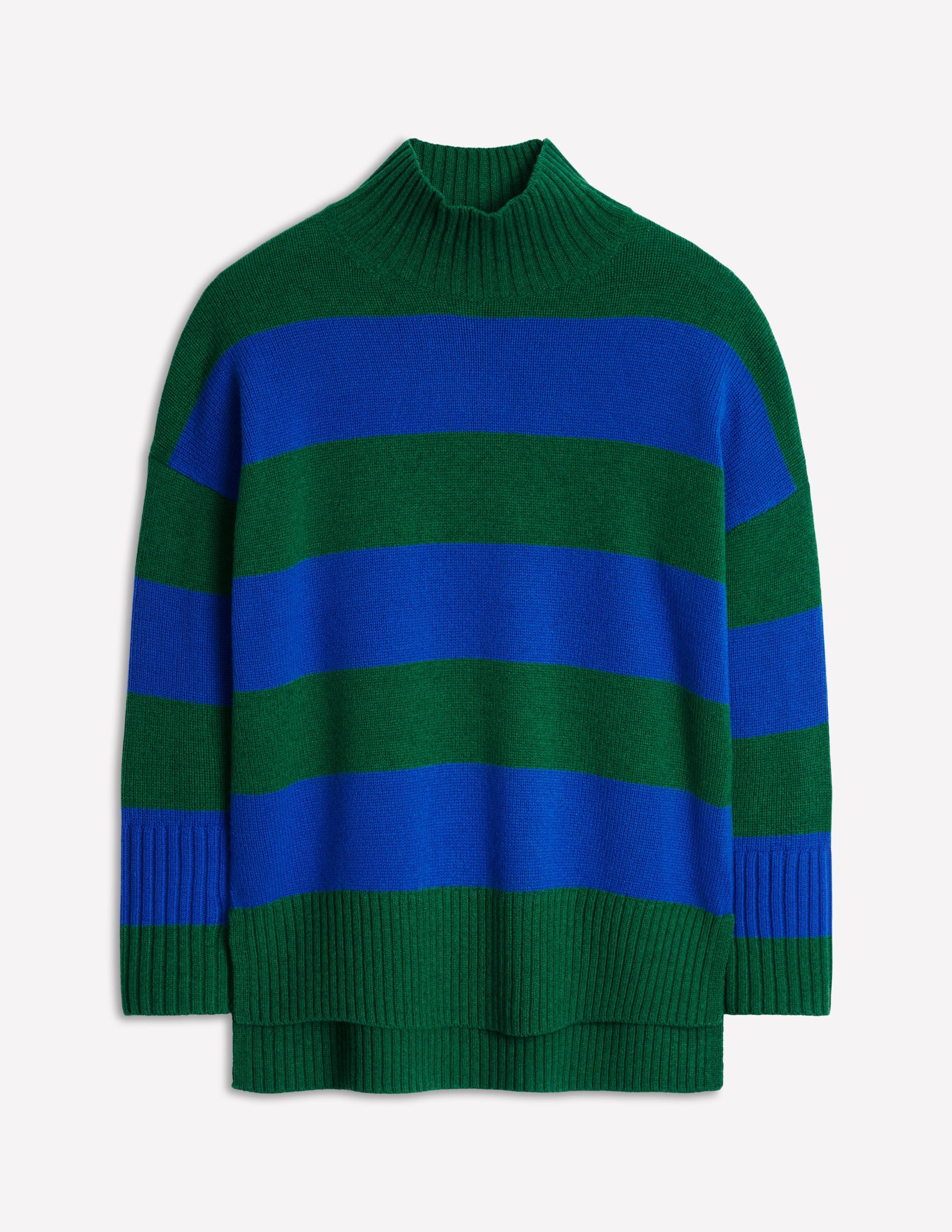 Jessica Oversized Jumper-Bavaria Green, Monarch Blue - Image 8