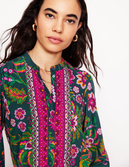 Theodora Blouse-Multi, Blossom Flourish