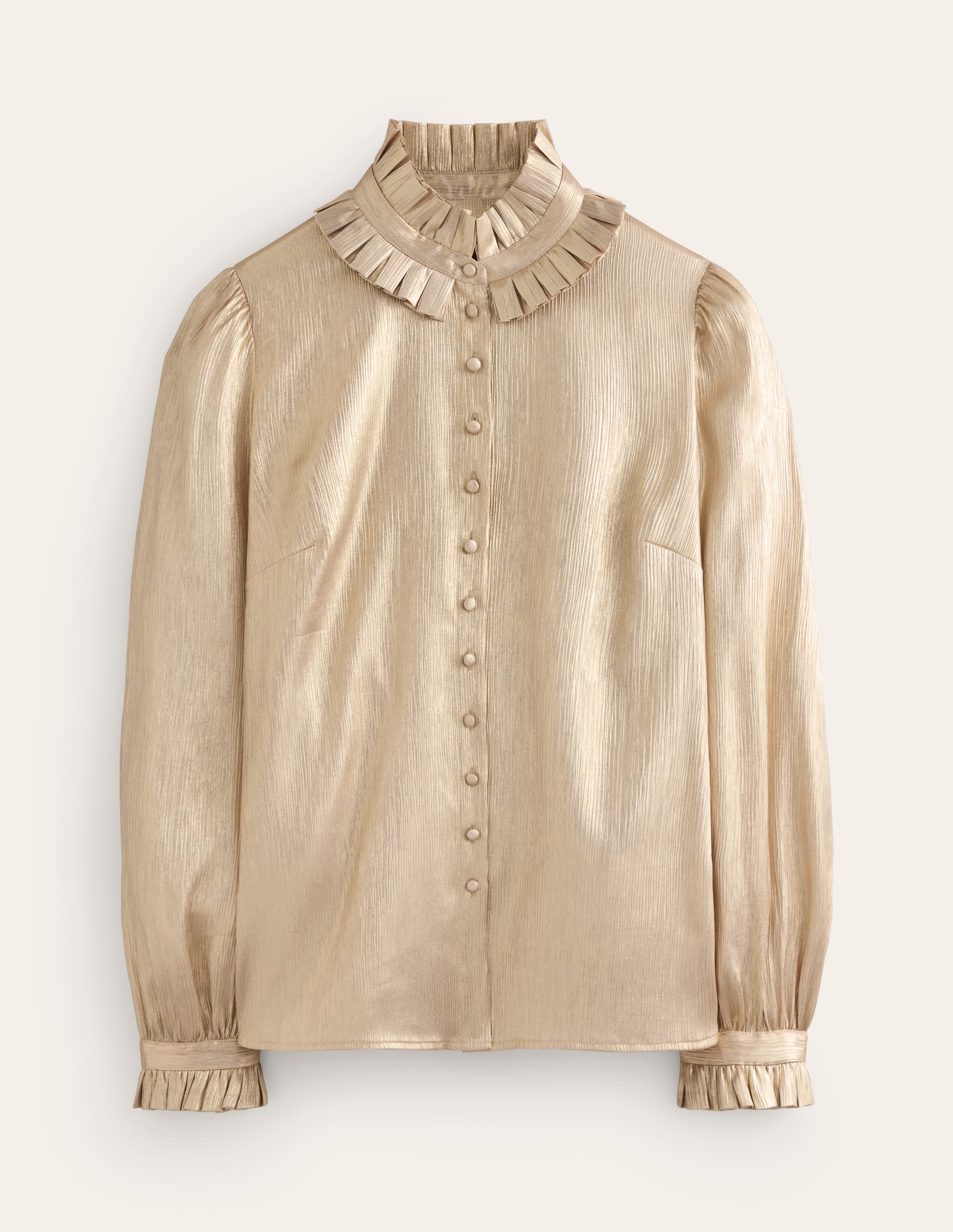 frill collar top