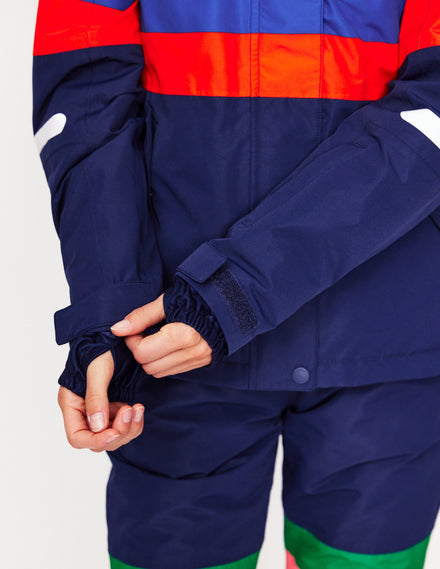 Ski Jacket-Rainbow Stripe