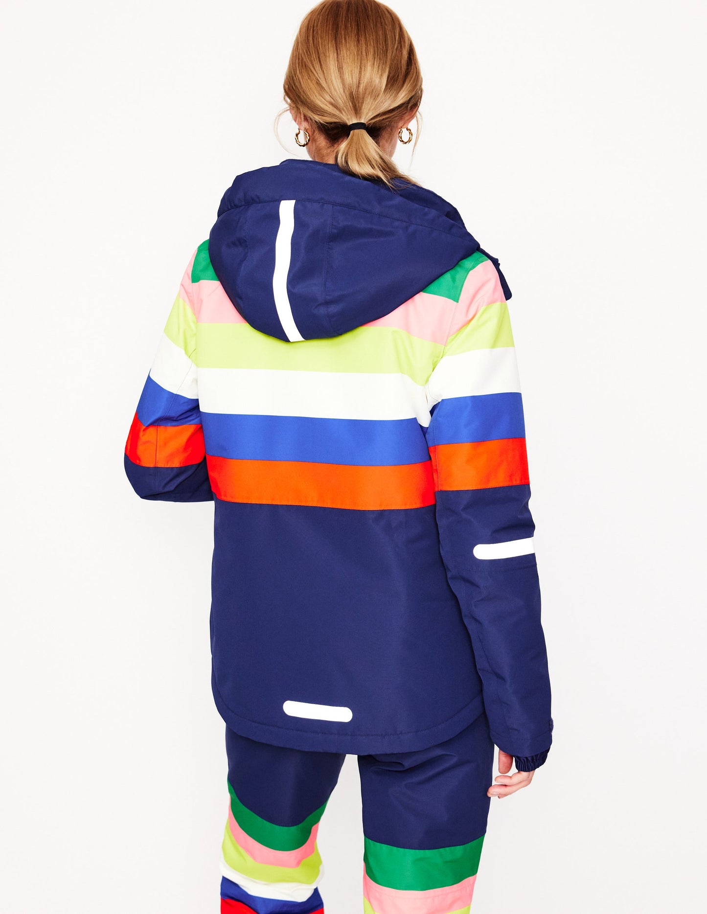 Ski Jacket-Rainbow Stripe