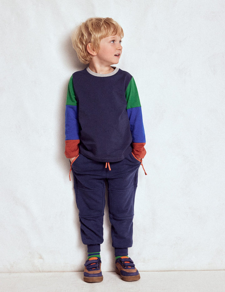 Warrior Knee Joggers-College Navy