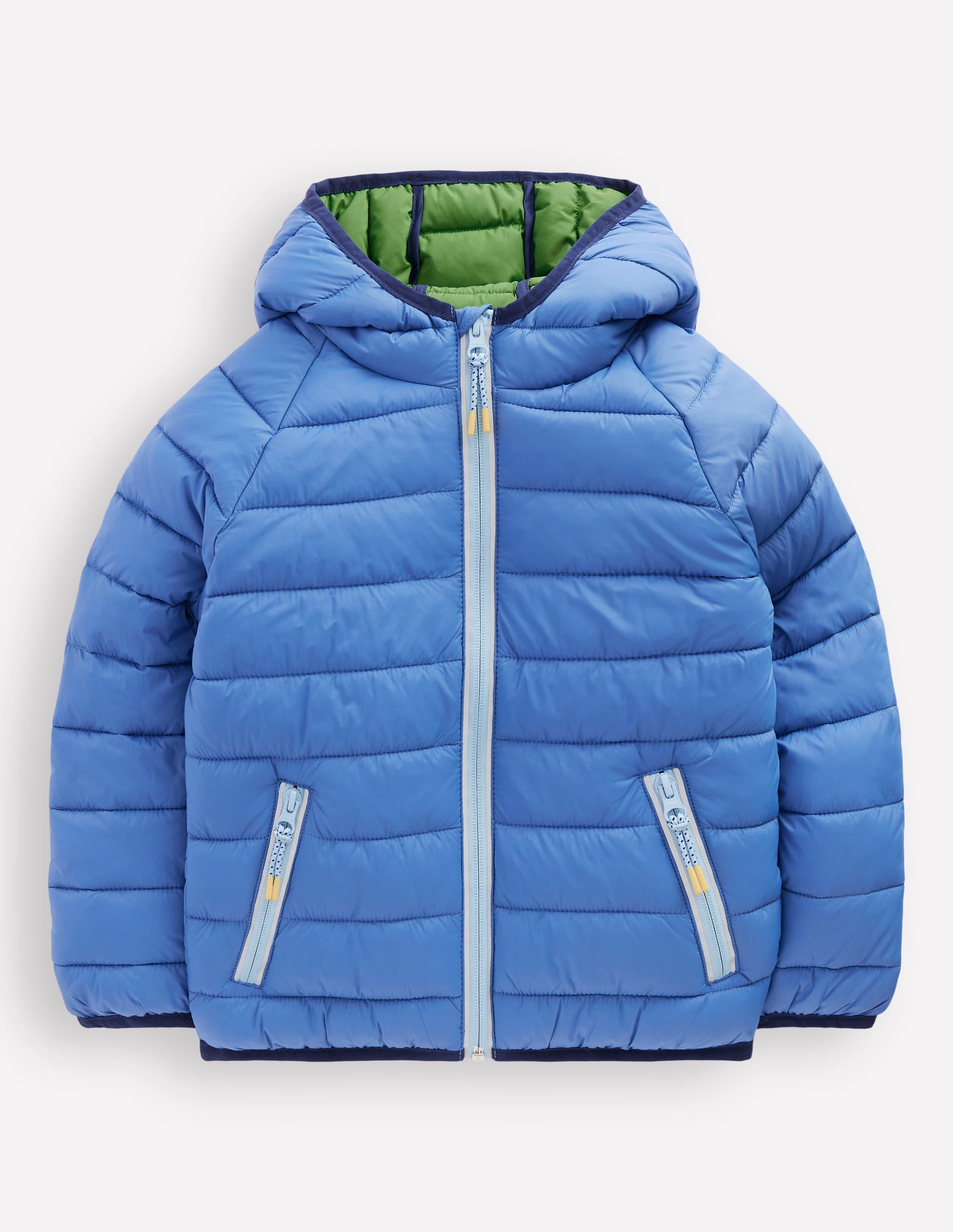 Pack-away Padded Jacket-Blue River - Image 1