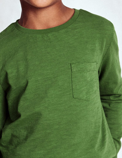 Everyday Long Sleeve T-Shirt-Broccoli Green-2