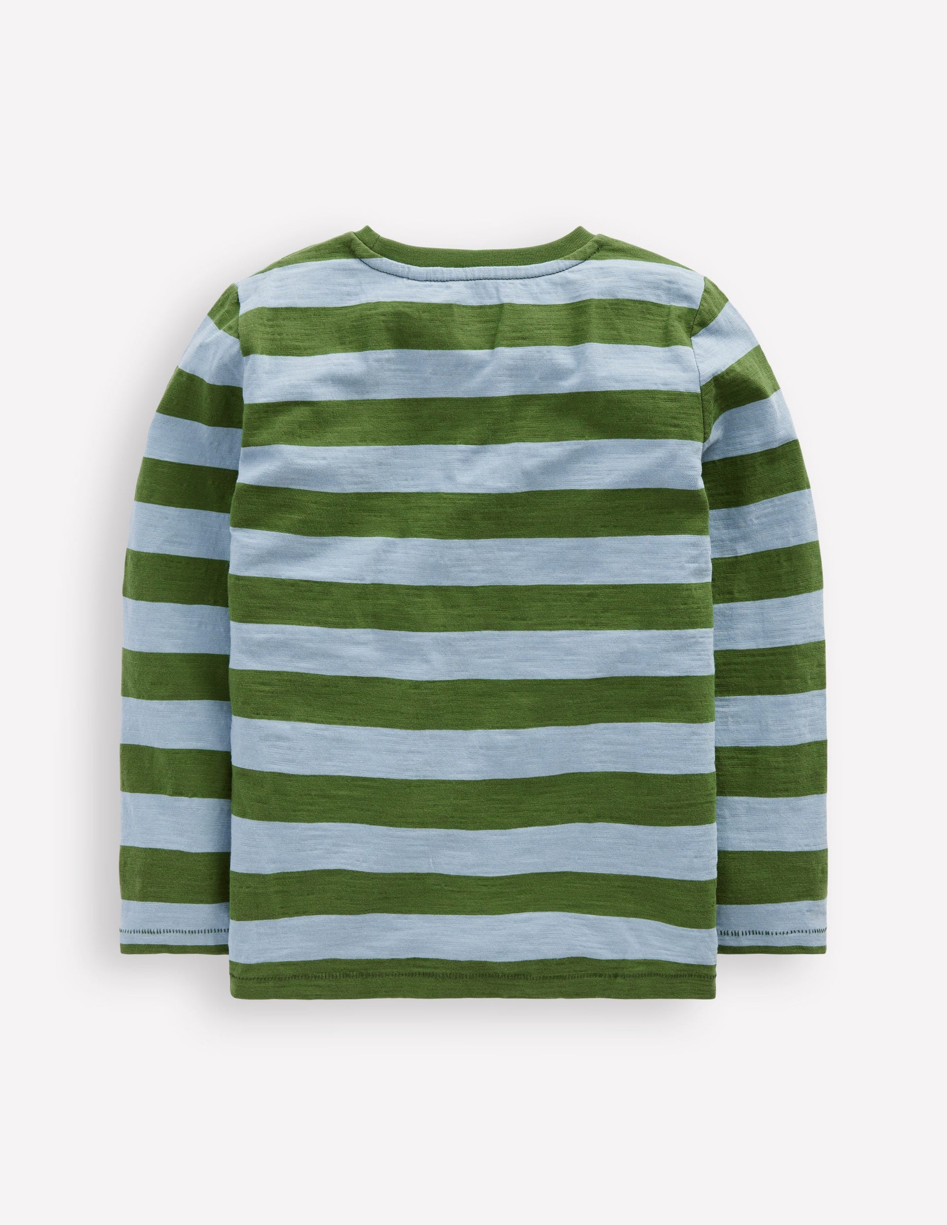 Everyday Long Sleeve T-Shirt-Glacier Blue/ Broccoli Green-2